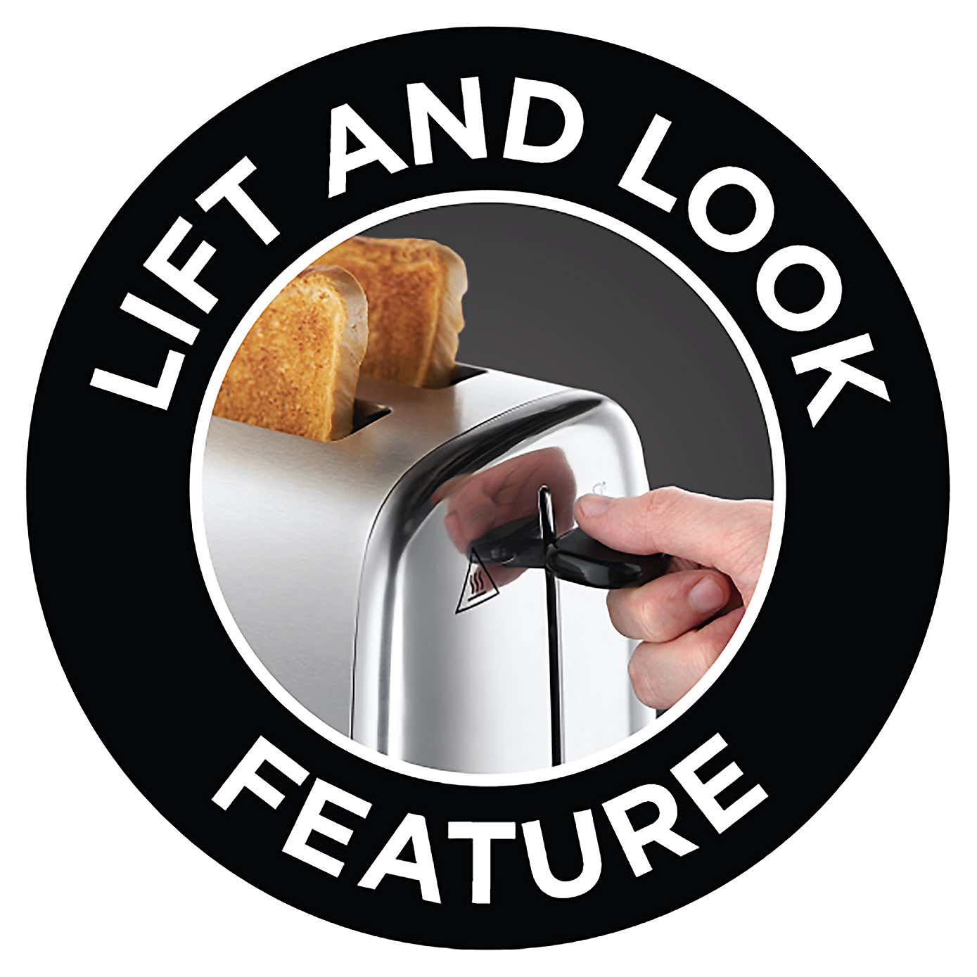 Russell Hobbs 2 Slice Brushed Stainless Steel Toaster