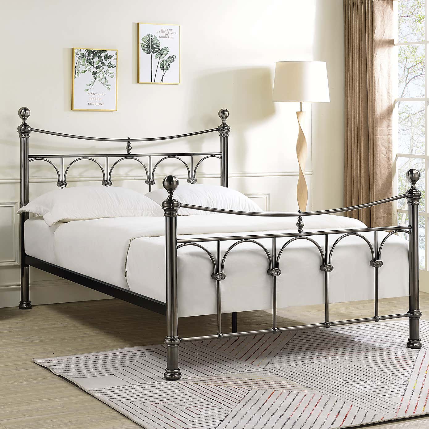 Limelight Gamma Nickel Bed Frame
