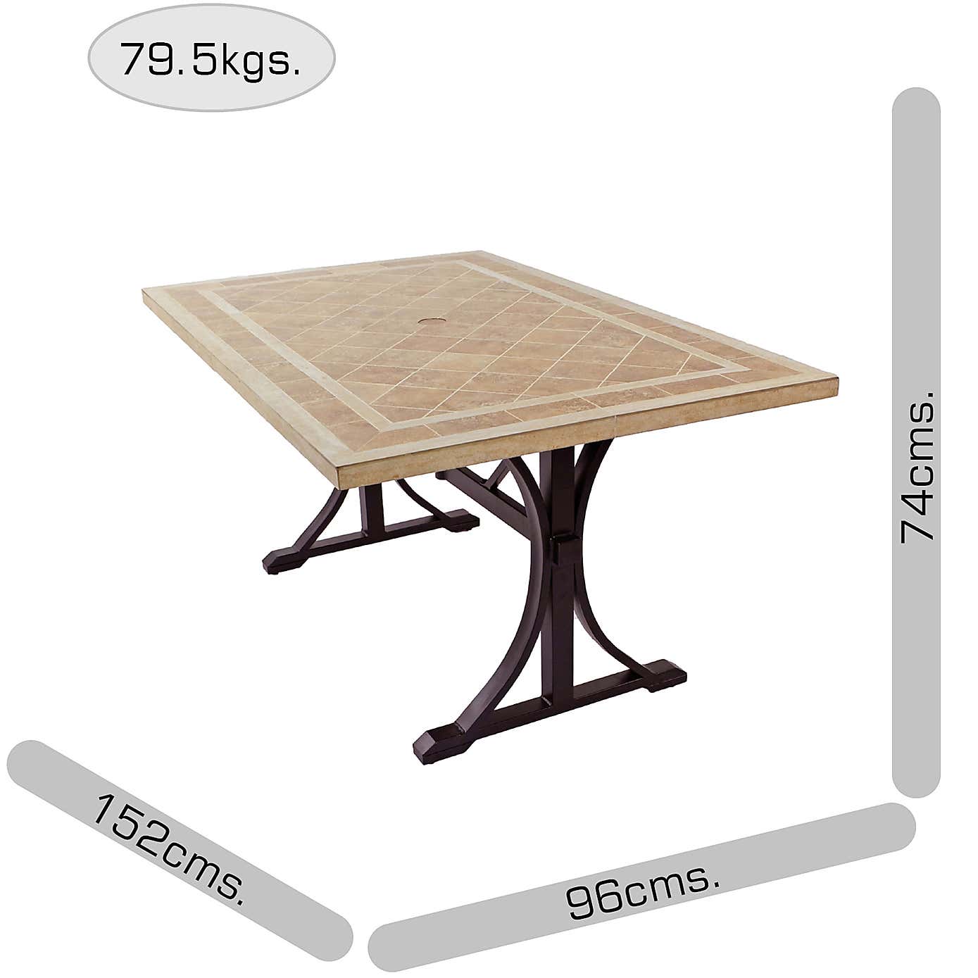 Byron Manor Houston Rectangular Dining Table