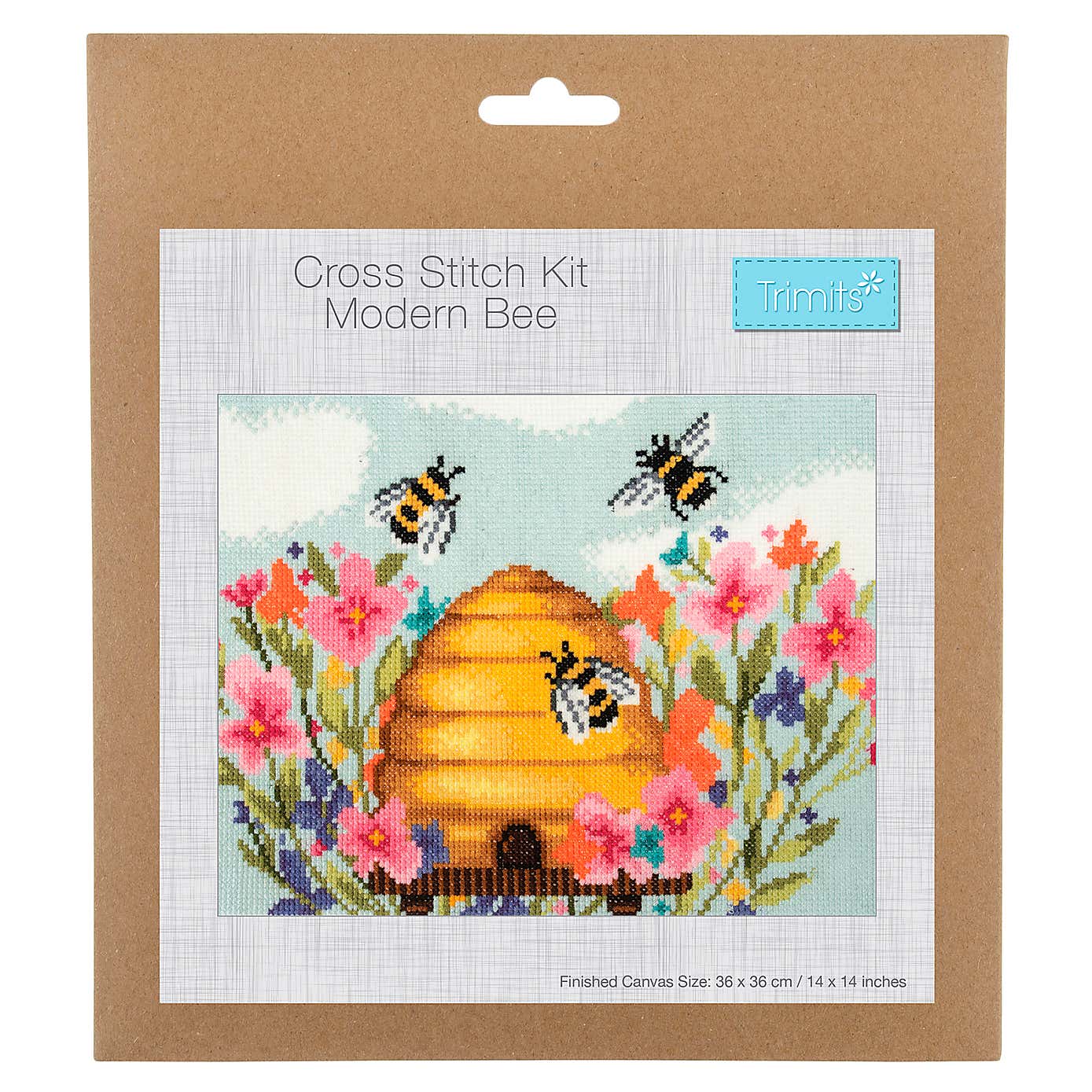 Cross Stitch Modern Bee