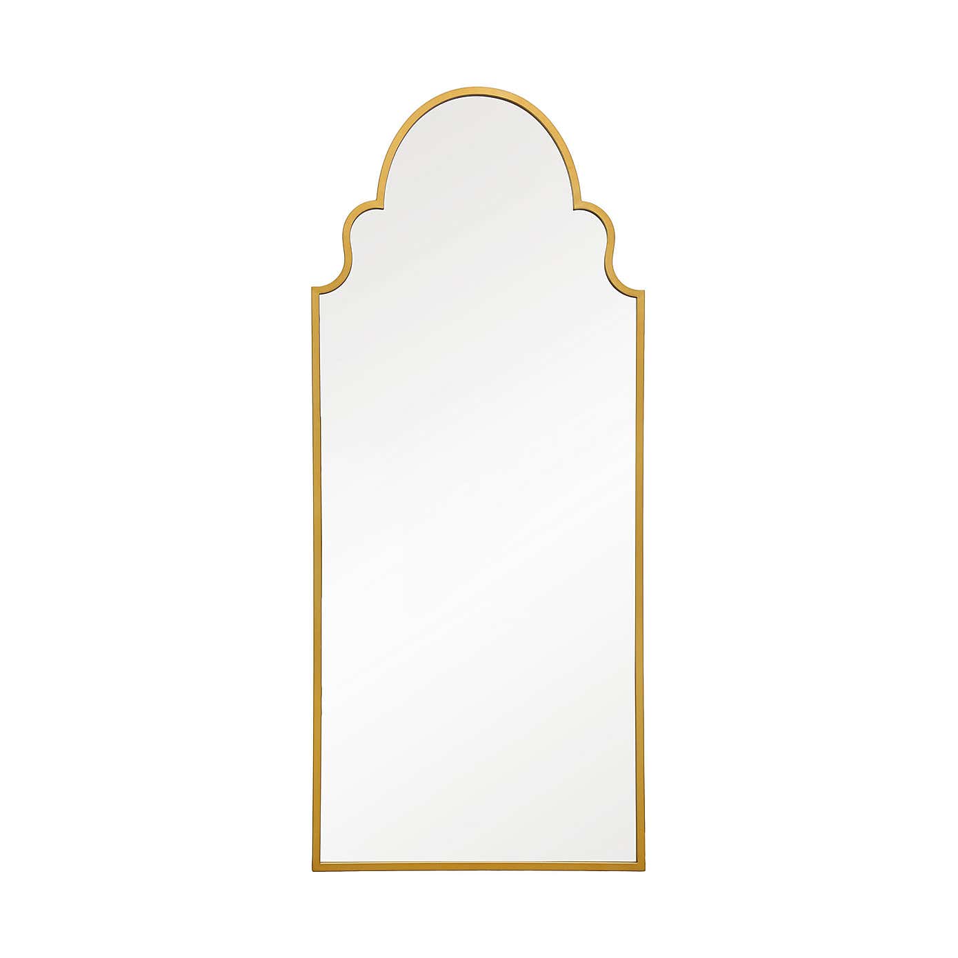 Arcus Crown Arched Indoor Outdoor Full Length Wall Mirror