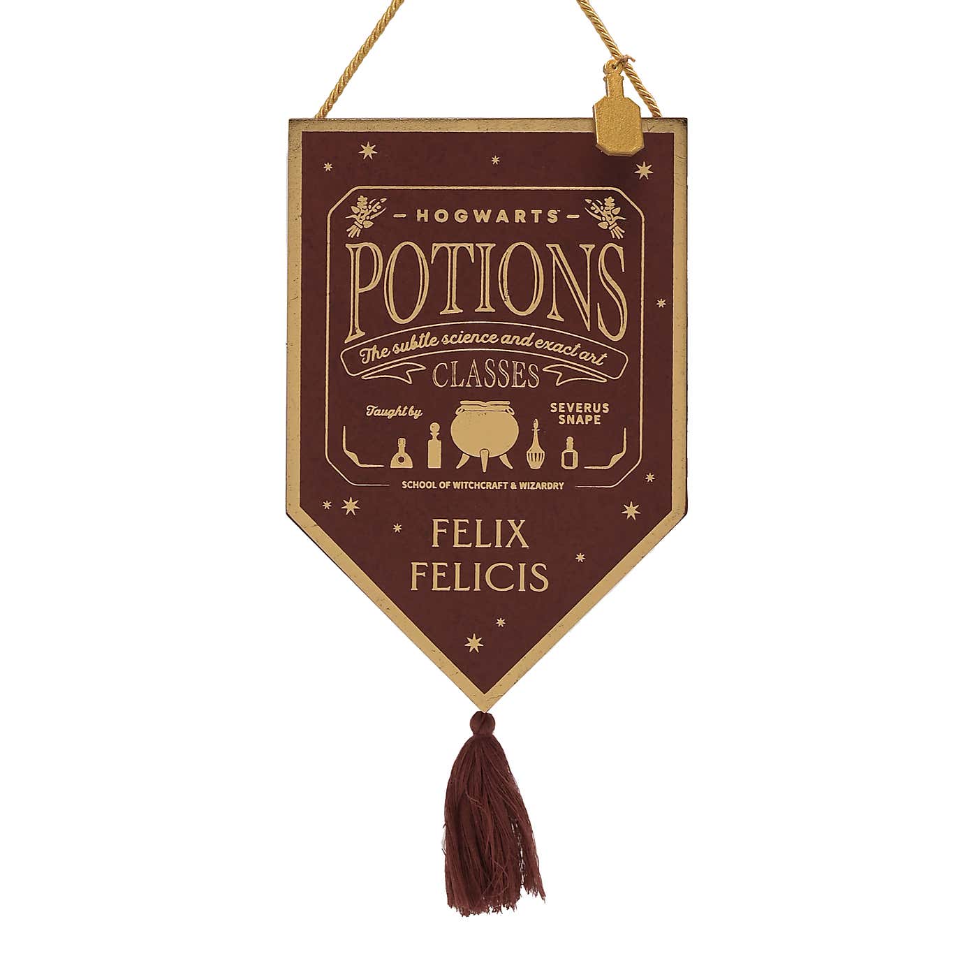Harry Potter Felix Felicis Hanging Plaque