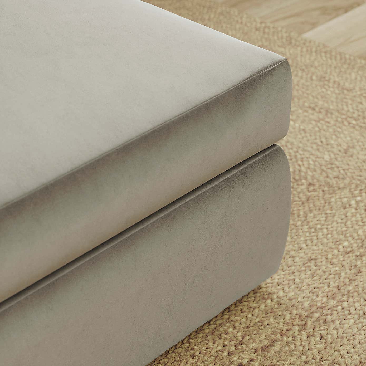 Blake Opulent Velvet Footstool