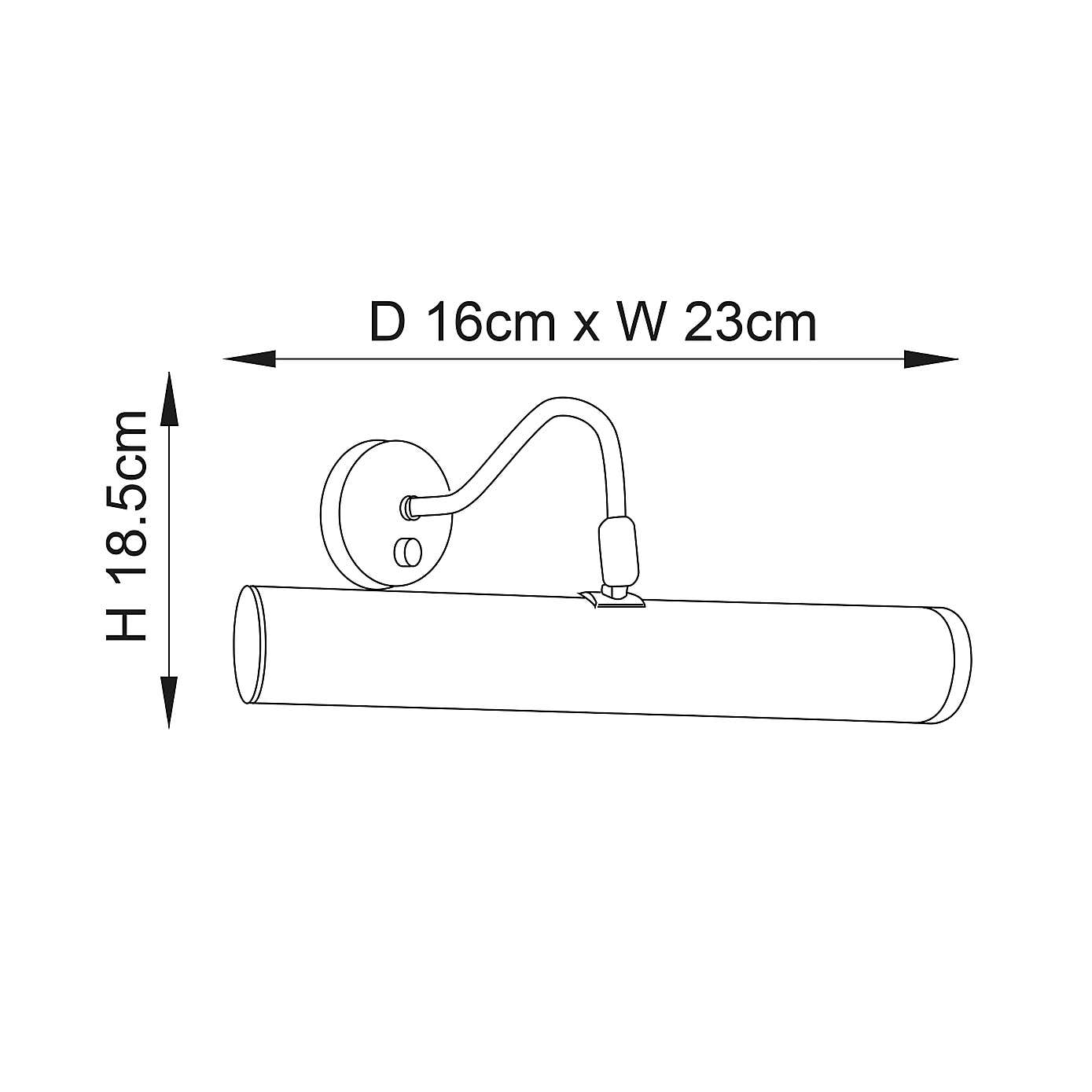 Vogue Clarkson Picture Wall Light