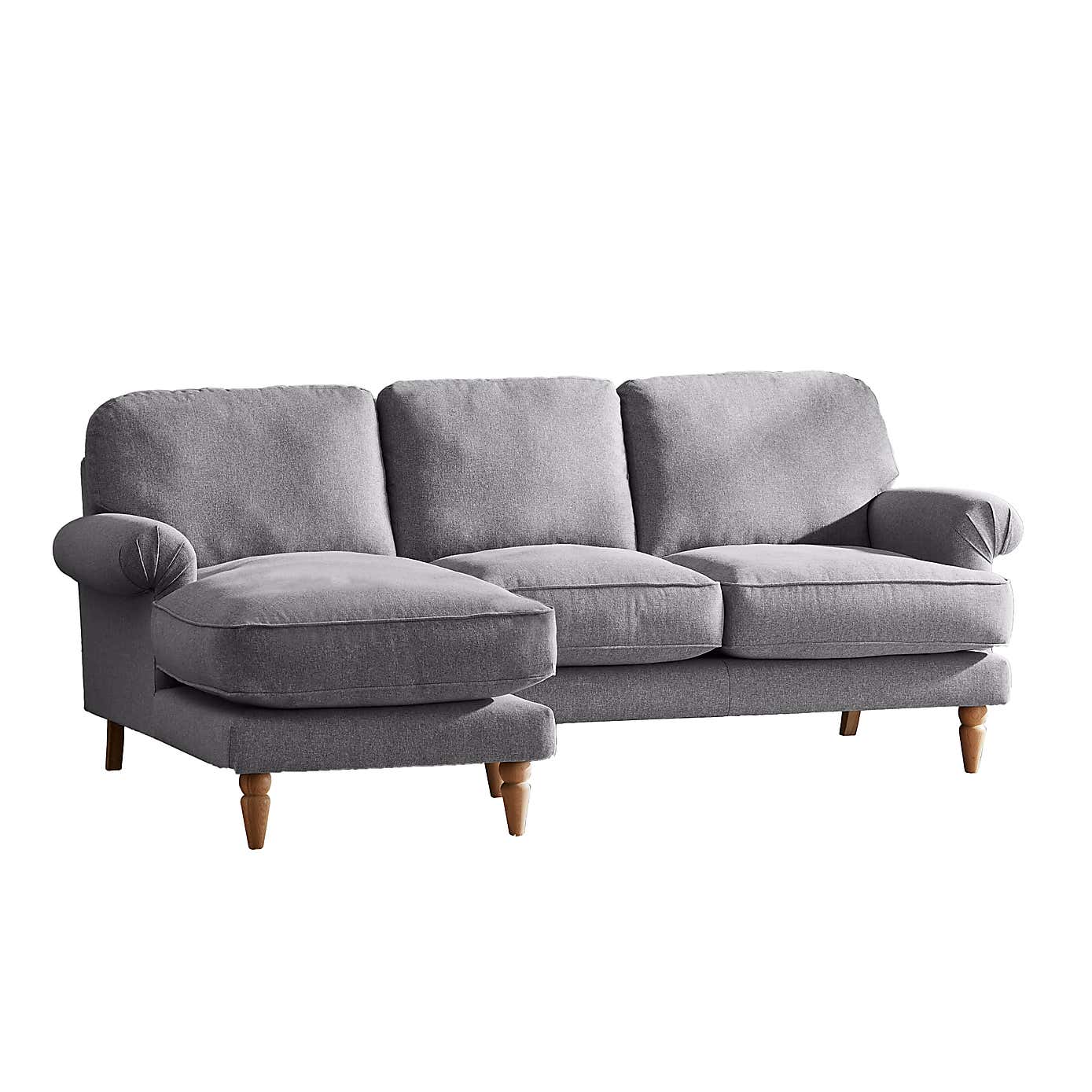 Jolene Soft Texture Corner Chaise Sofa