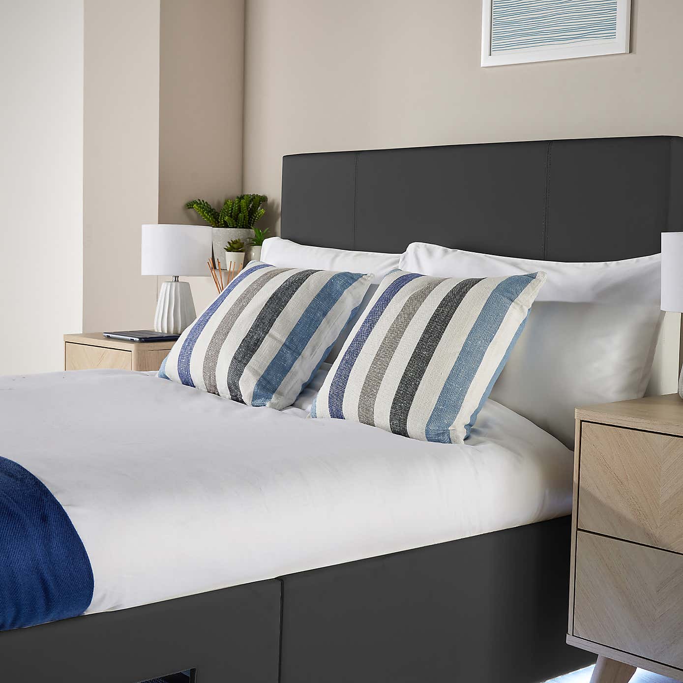 X Rocker Living Ava TV Bed with LED Lights and TV Mount