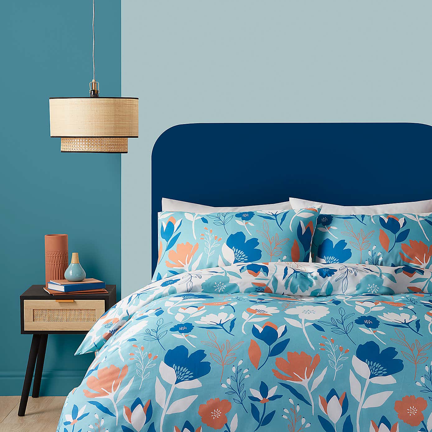 Fusion Luna Reversible Duvet Cover and Pillowcase Set