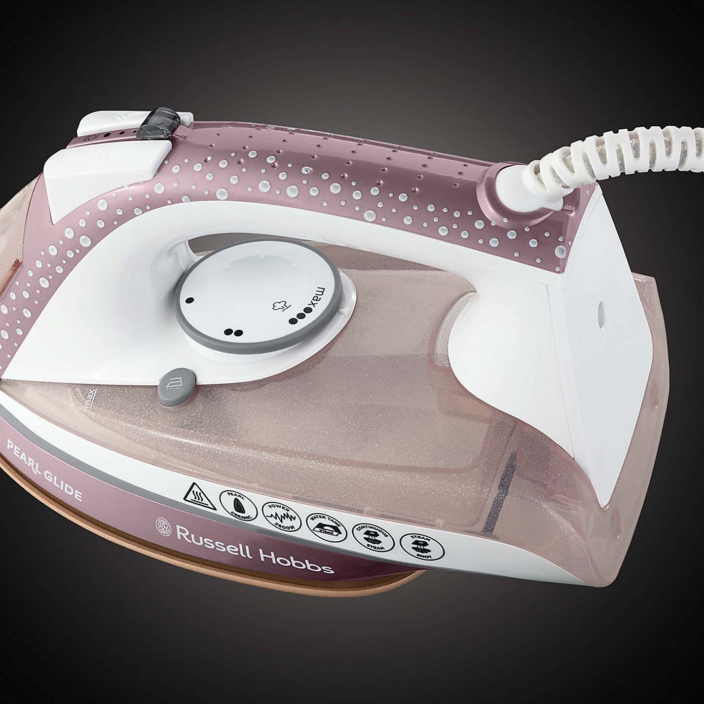 Russell Hobbs Pearl Glide Rose Iron