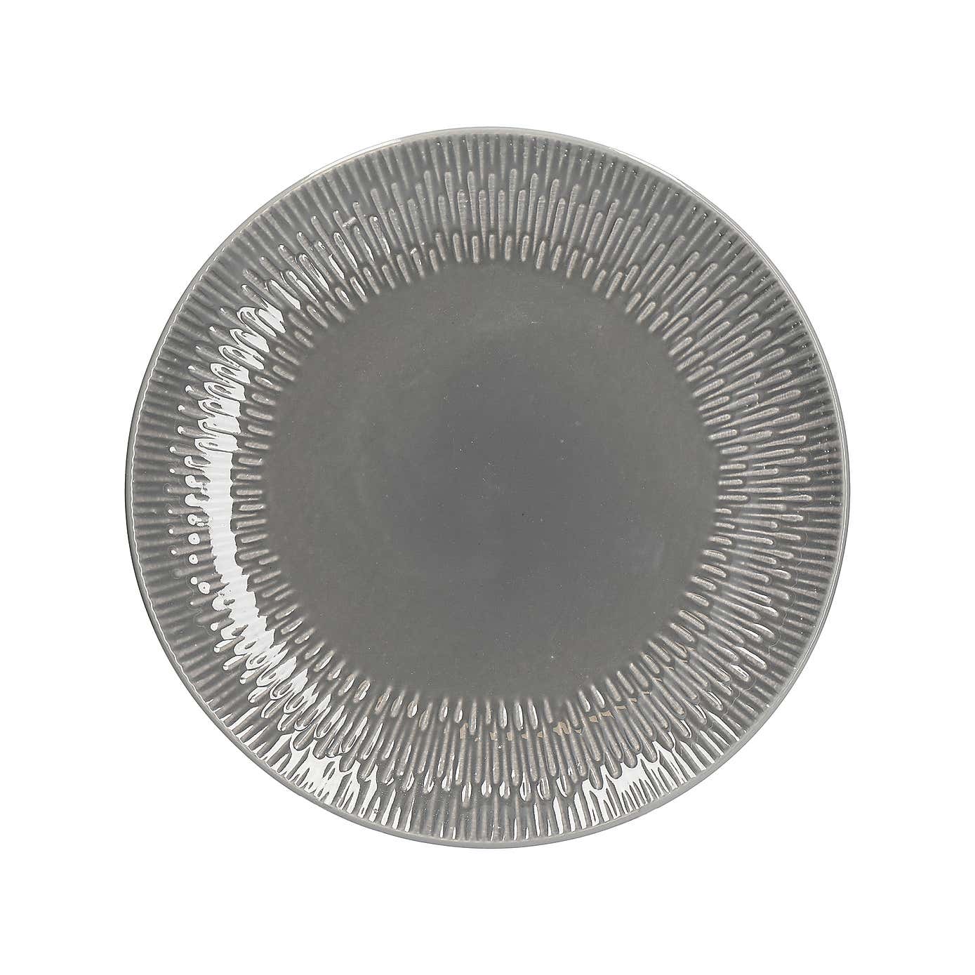 Zen Grey Dinner Plate