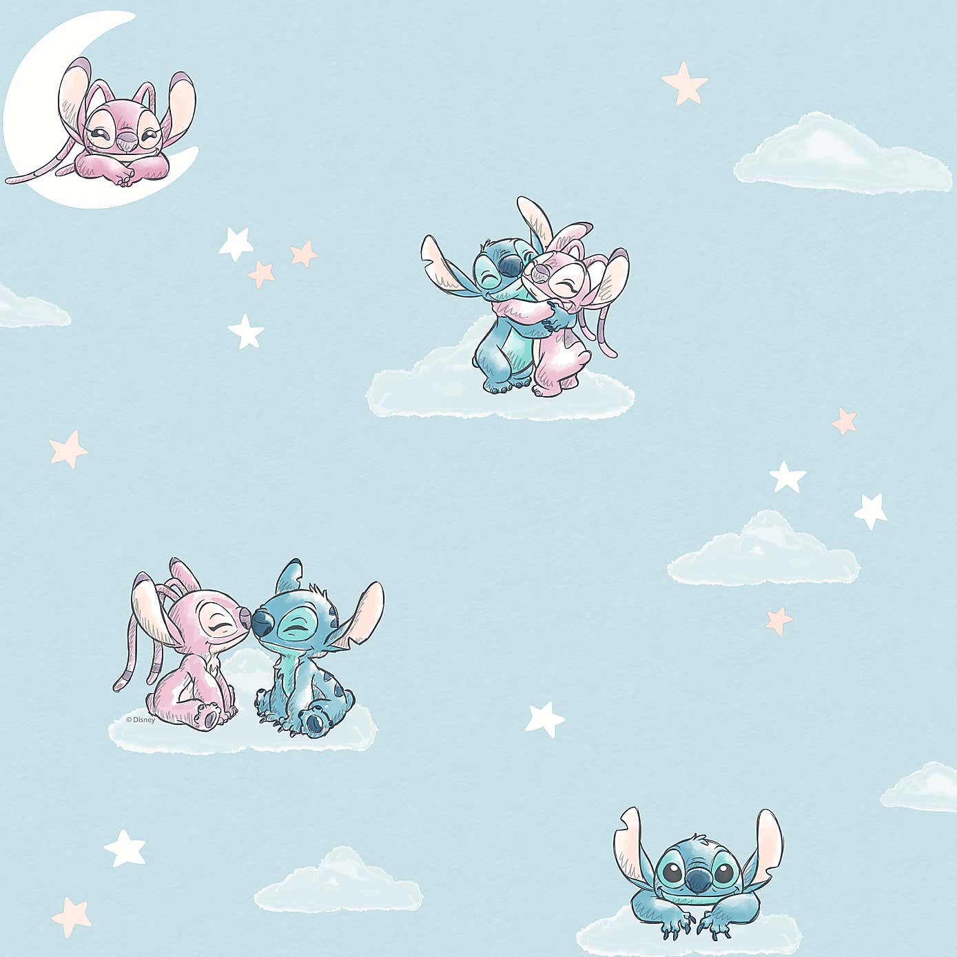 Disney Stitch Blue Wallpaper
