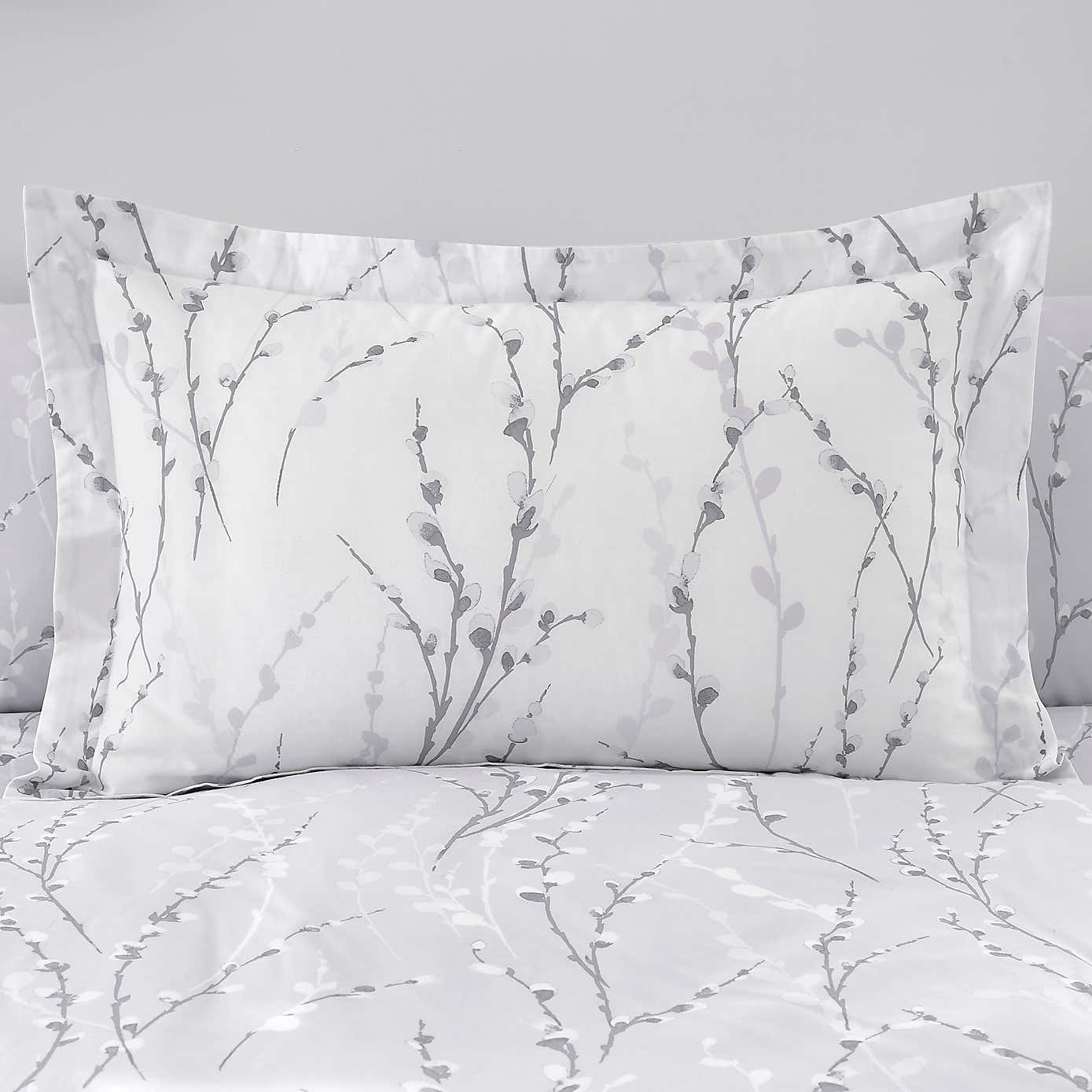 Belle Grey Oxford Pillowcase