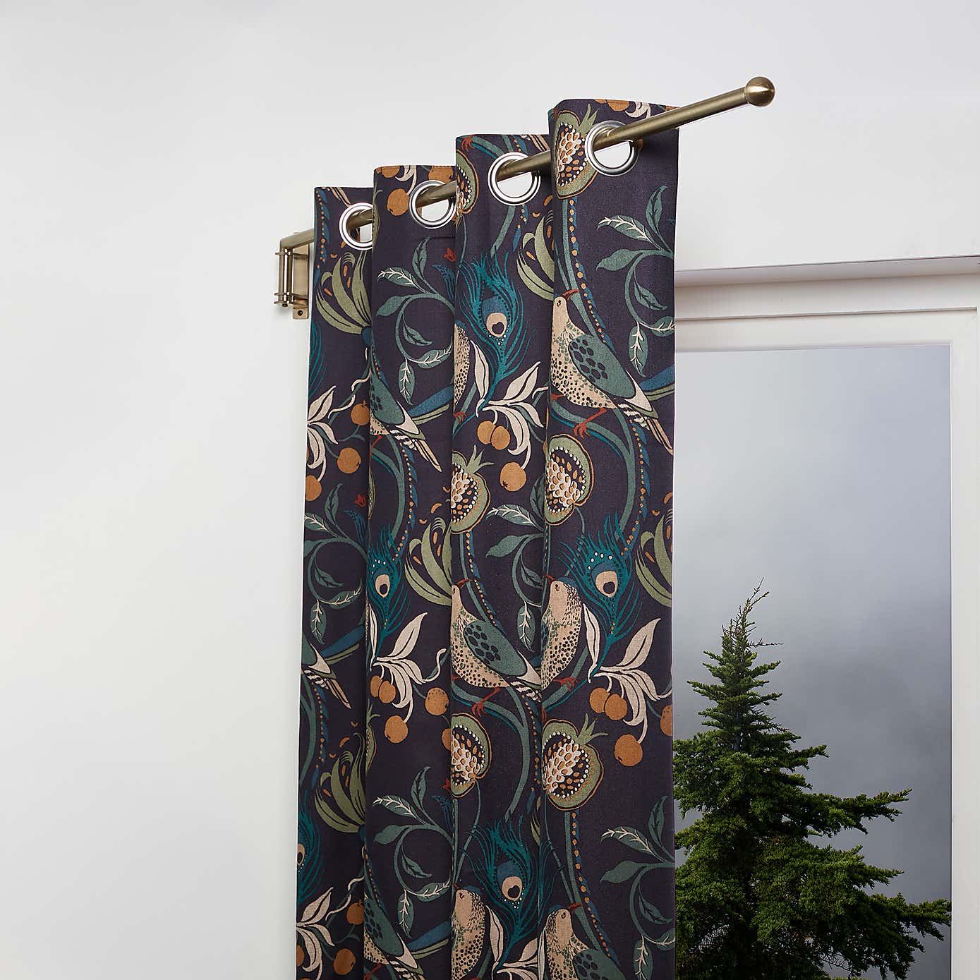 Dormer Door Curtain Rod