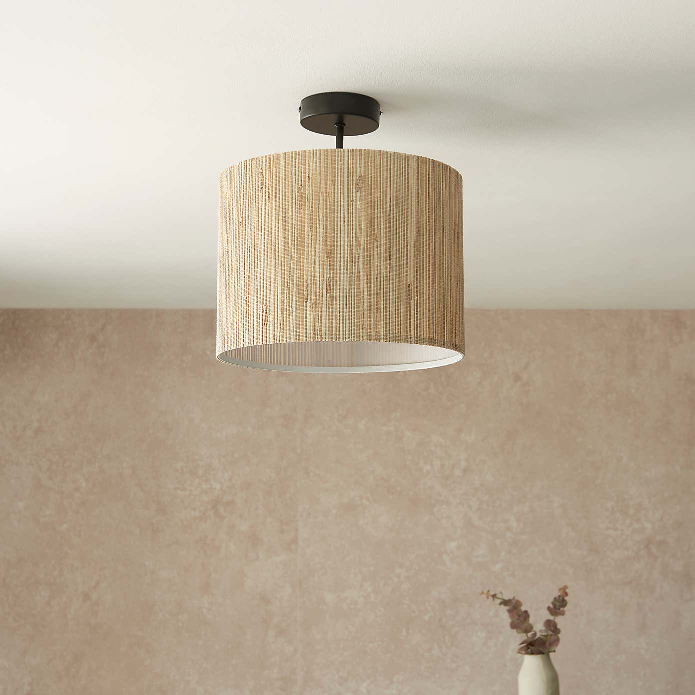 Vogue Marson 1 Light Semi Flush Ceiling Fitting