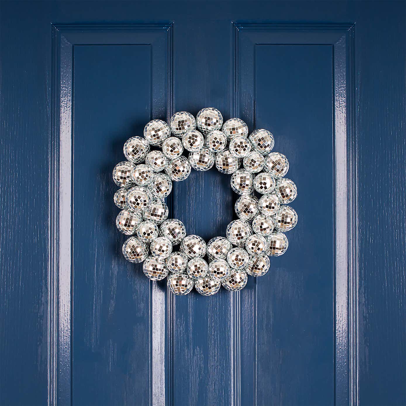 32cm Mirror Ball Wreath