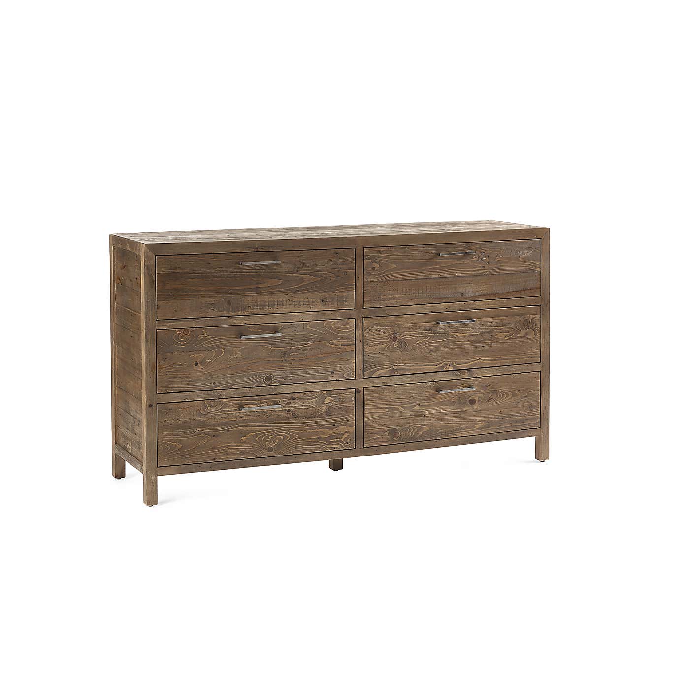 Homer 6 Drawer Wide Chest, Pine