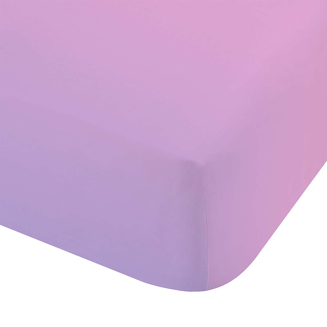 Catherine Lansfield Ombre Rainbow Clouds Fitted Sheet