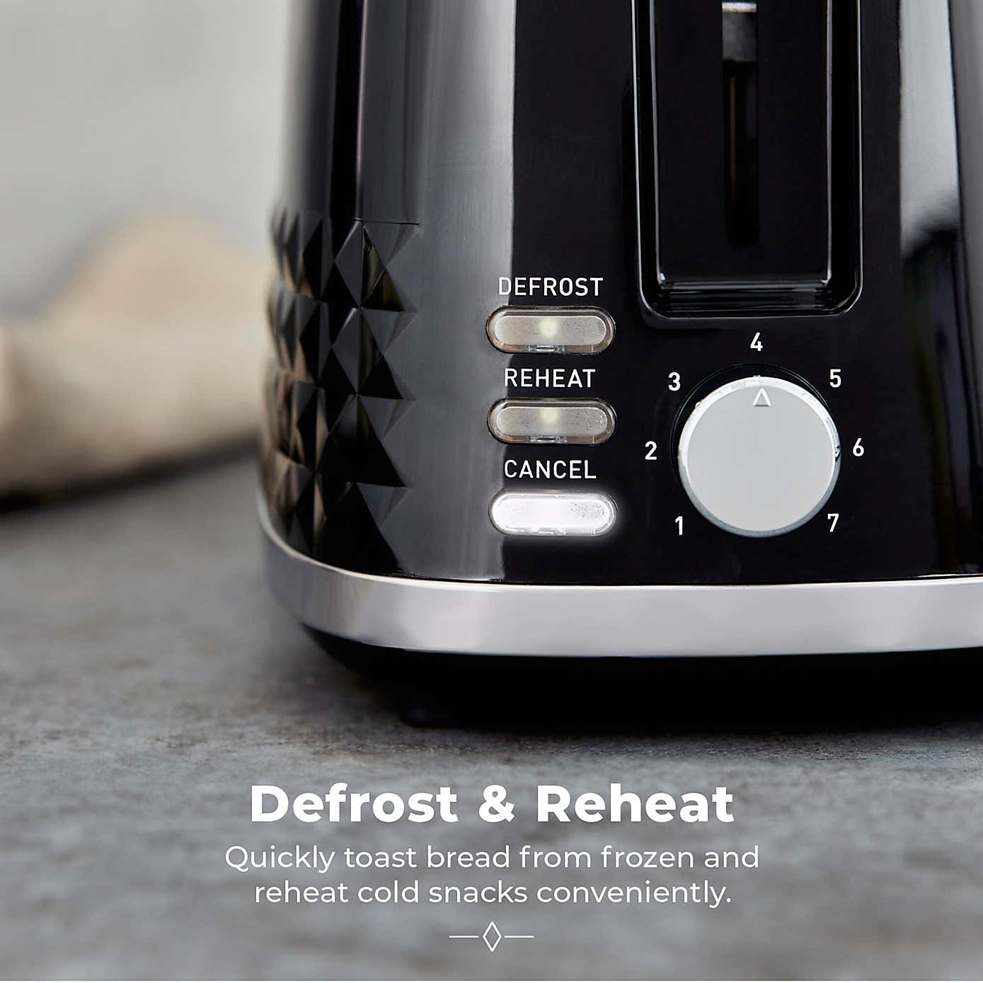 TOWER Solitaire 2 Slice Toaster