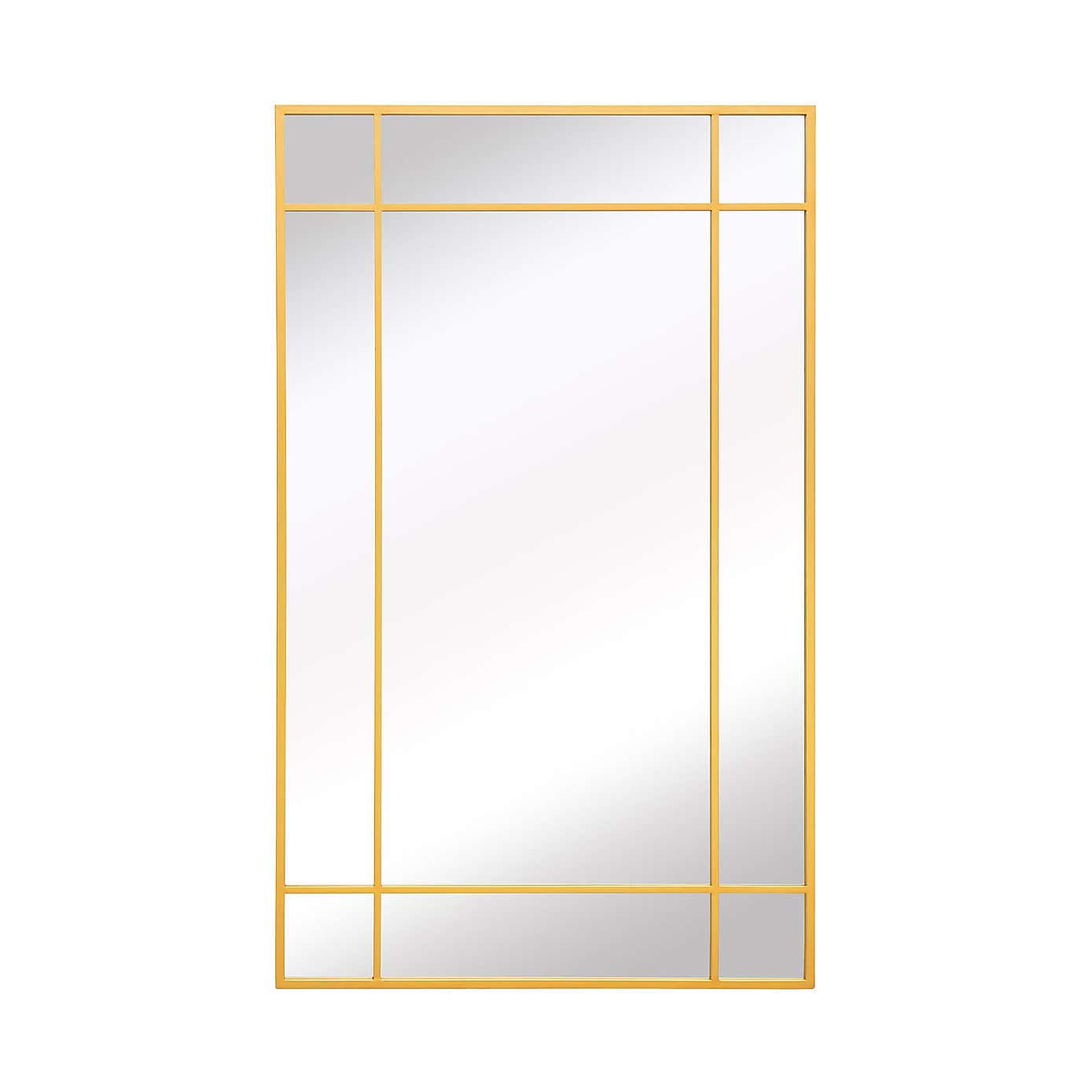 Penestra Modern Rectangle Indoor Outdoor Wall Mirror
