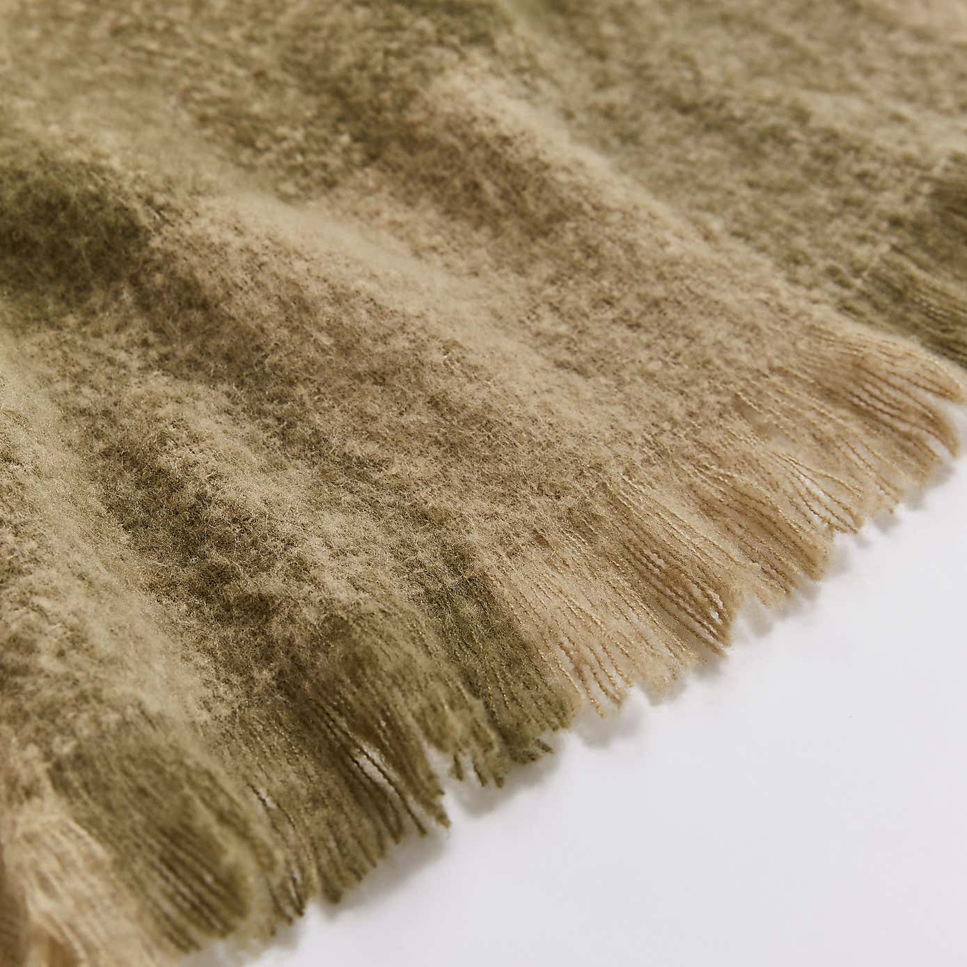 Cabin Check Faux Mohair Throw 235cm x 235cm