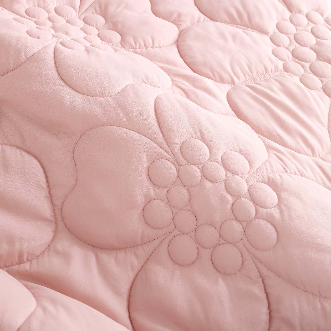 Hansley Floral Quilted Duvet Cover and Pillowcase Set