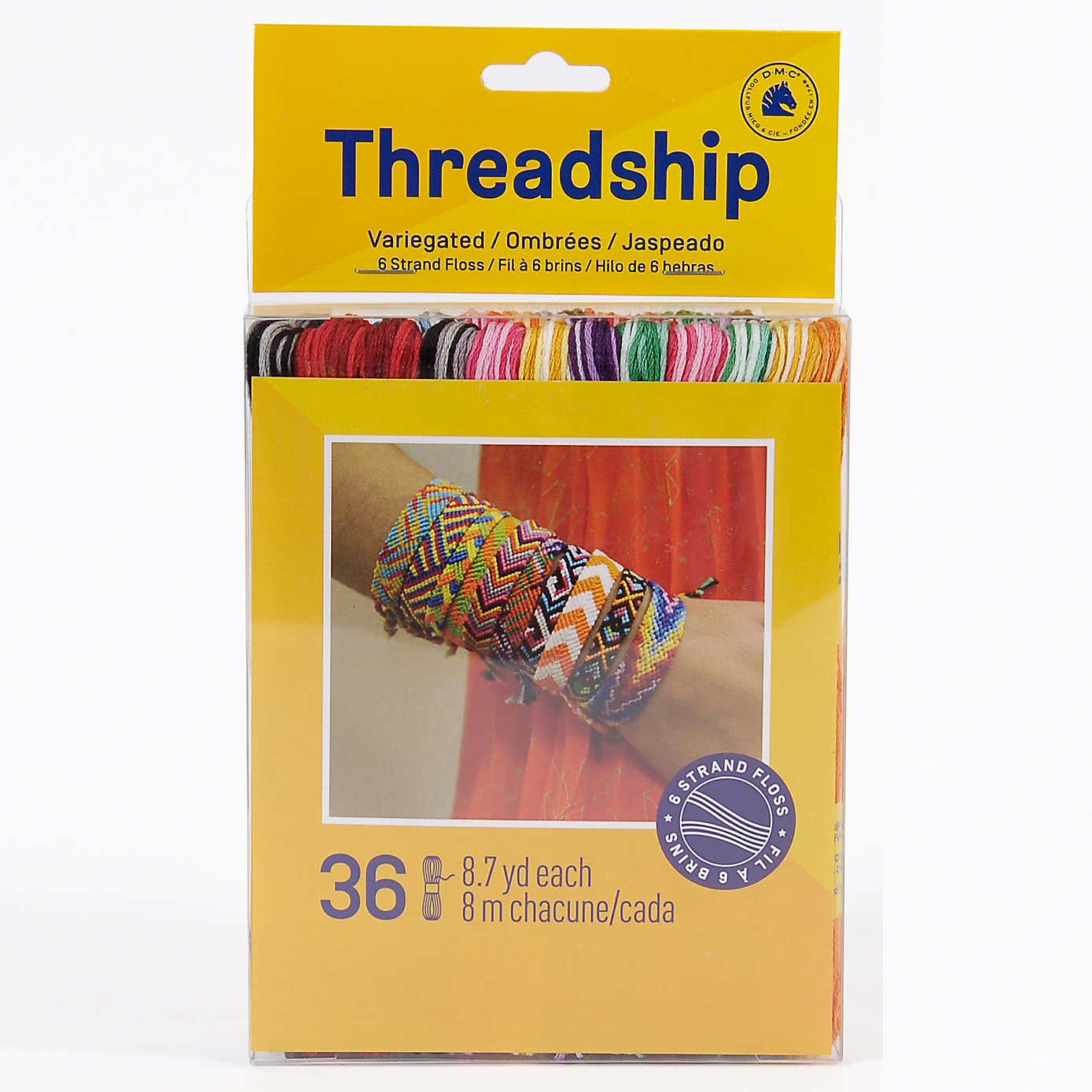 36 Pack Threadship Variegated