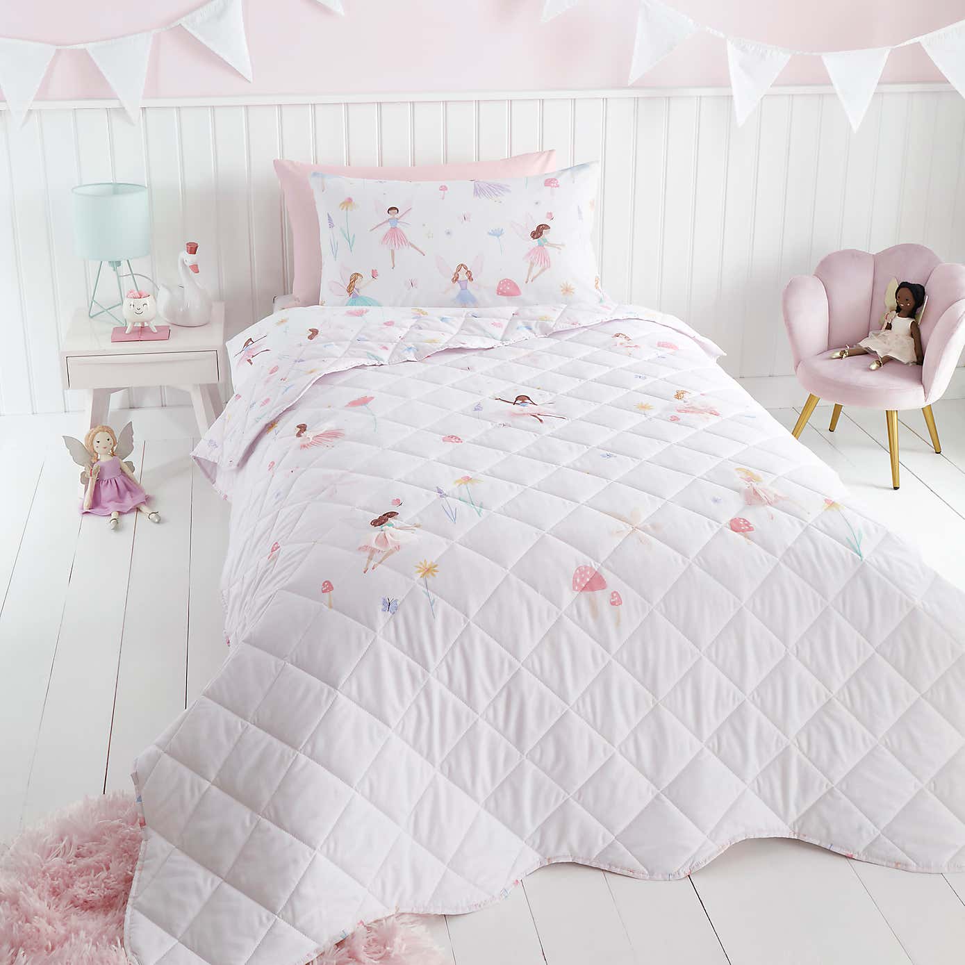 Meadows Fairies Bedspread 150cm x 200cm