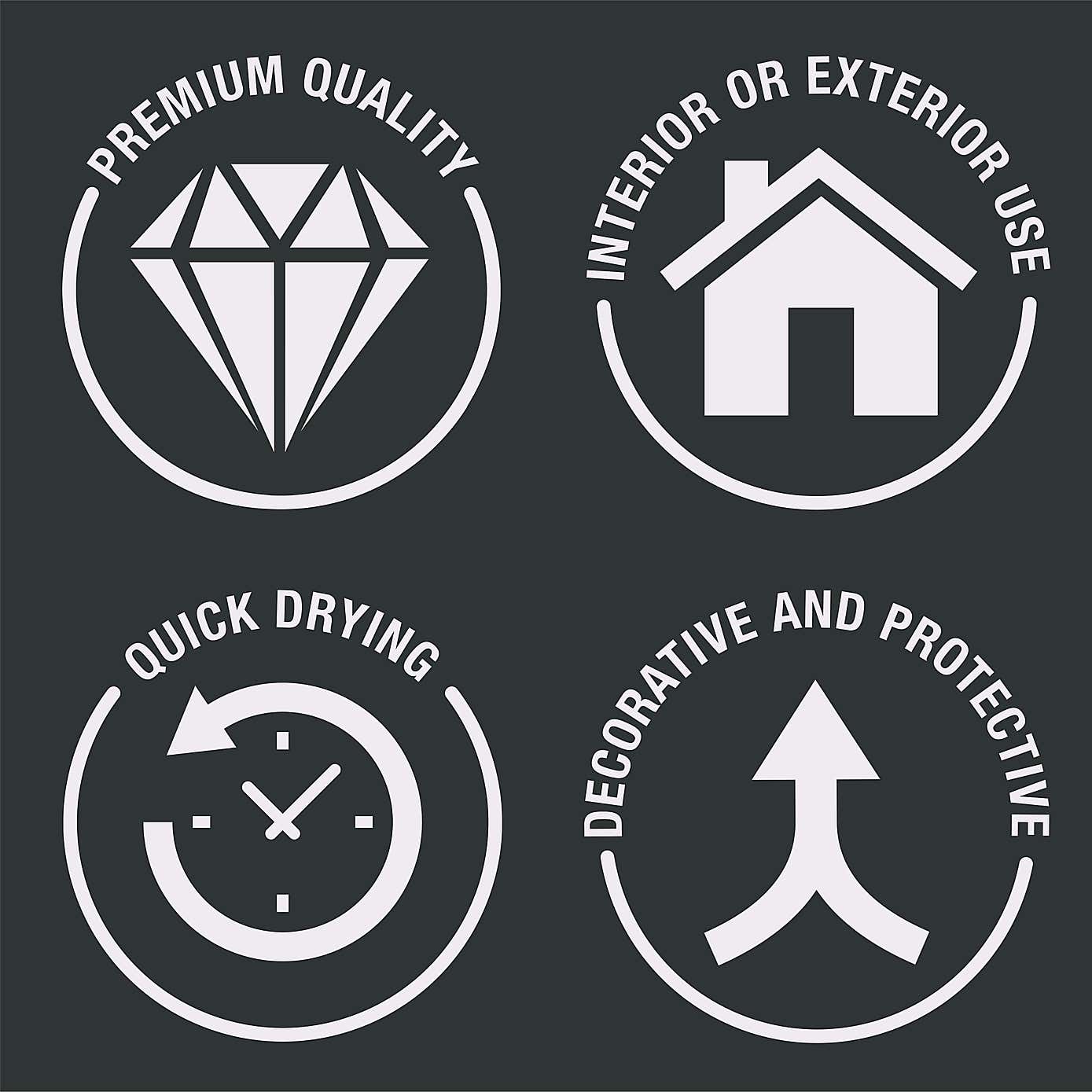 Rust-Oleum Heirloom White Satin Painter's Touch Spray Paint 400ml