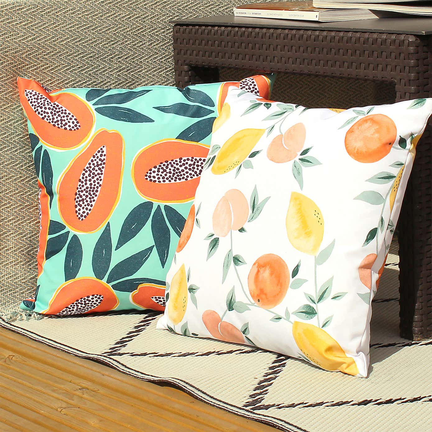 Les Fruits Mulitcoloured Outdoor Cushion