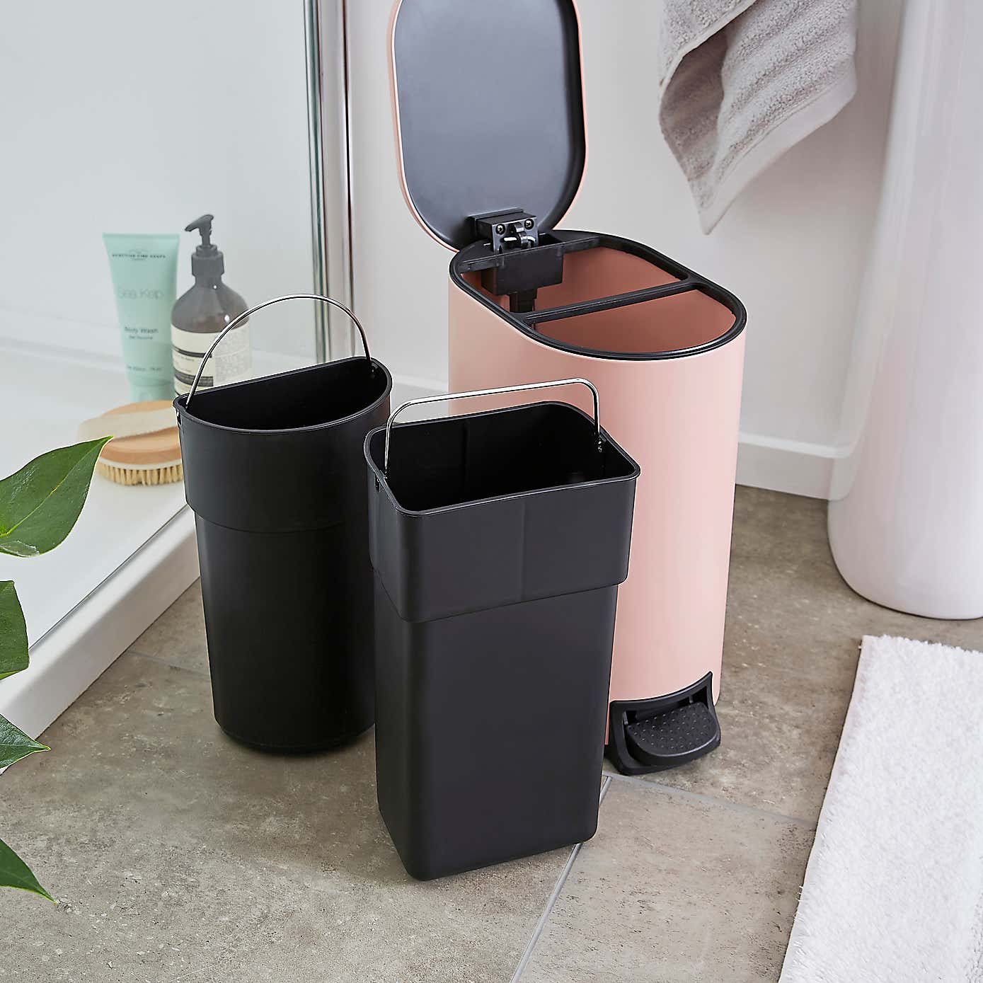 Narrow Recycling Bin