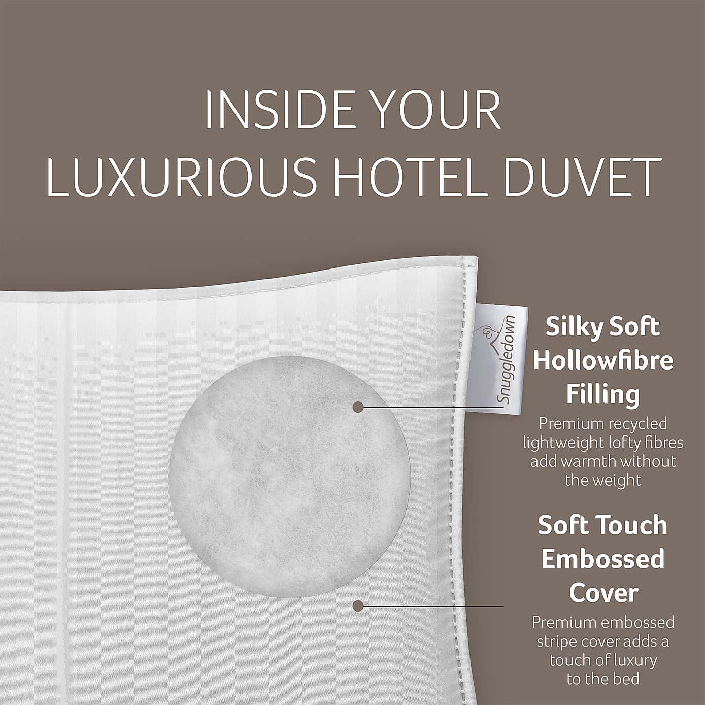 Snuggledown Luxurious Hotel 4.5 Tog Duvet