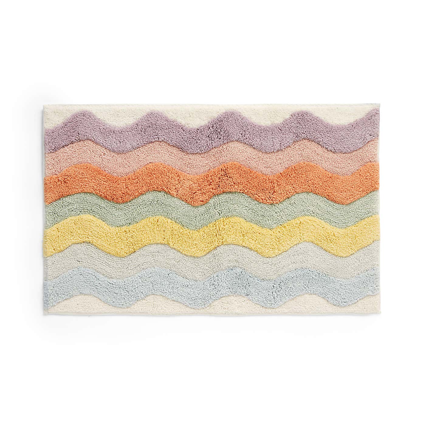 Pastel Rainbow Bath Mat