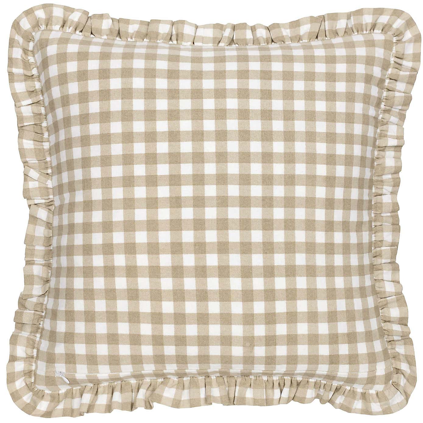 furn. Maude Gingham Cotton Square Cushion