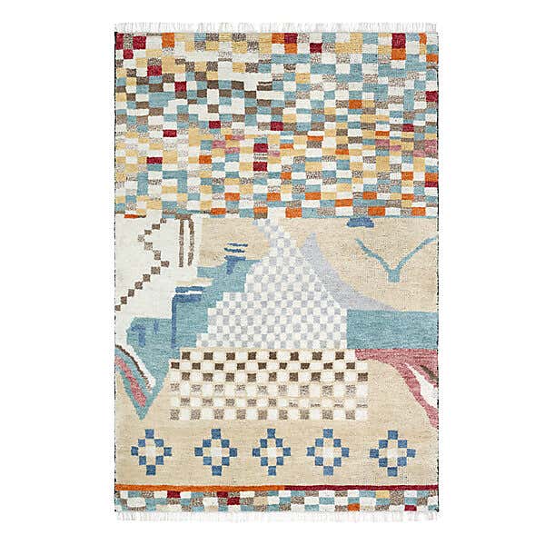 Umra Premium Hand-Knotted Shaggy Wool Rug