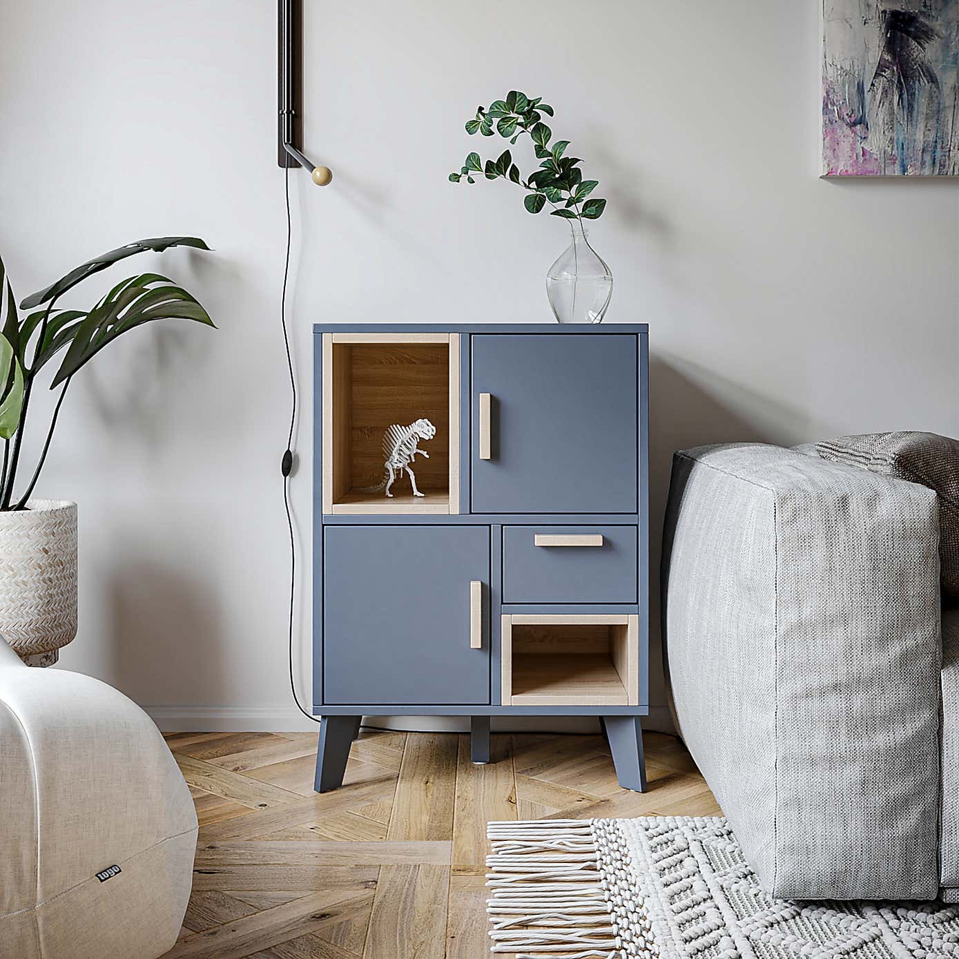 Cobalt Small Sideboard Grey