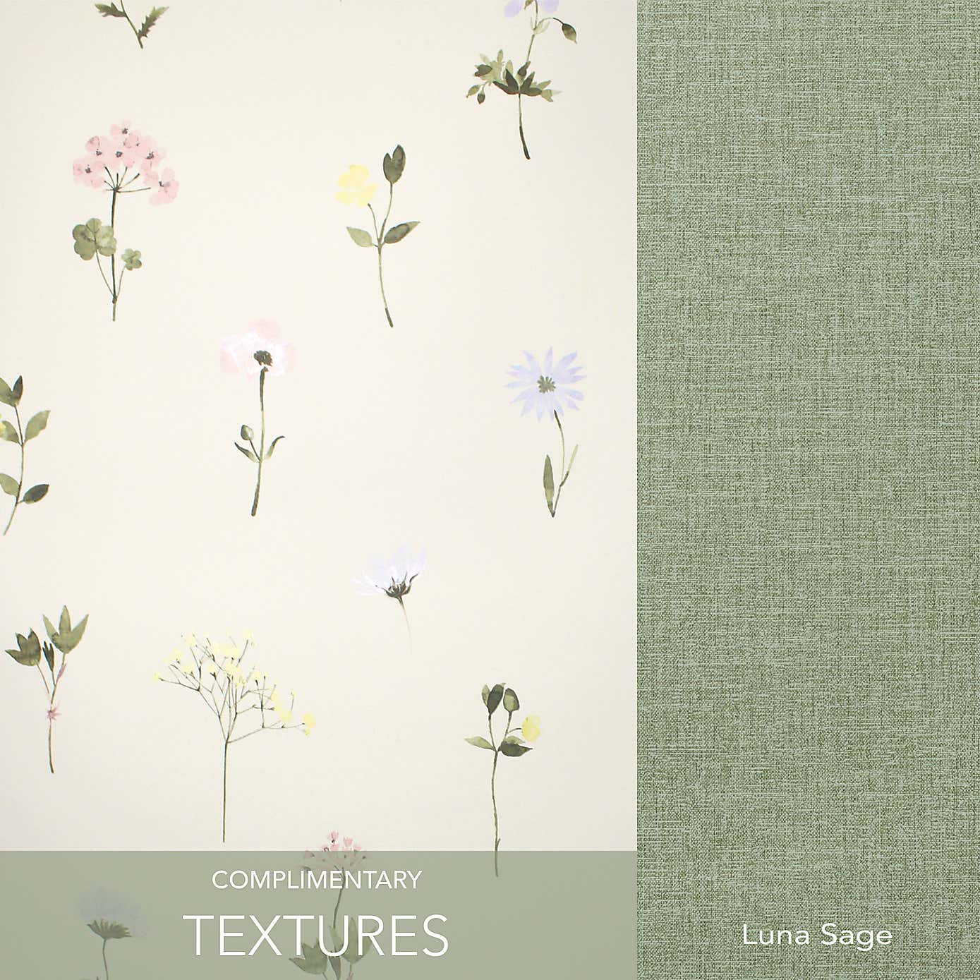 Pressed Flowers Wallpaper