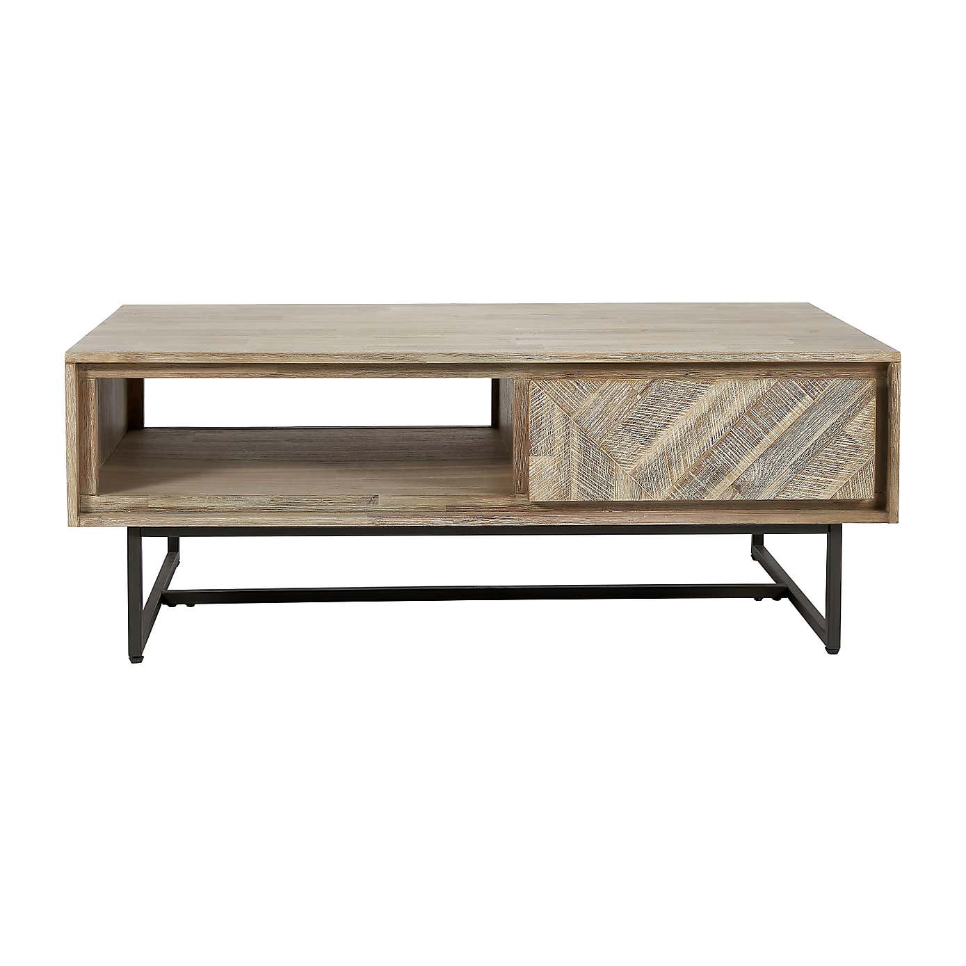 Pacific Marca Coffee Table, Natural Acacia Wood