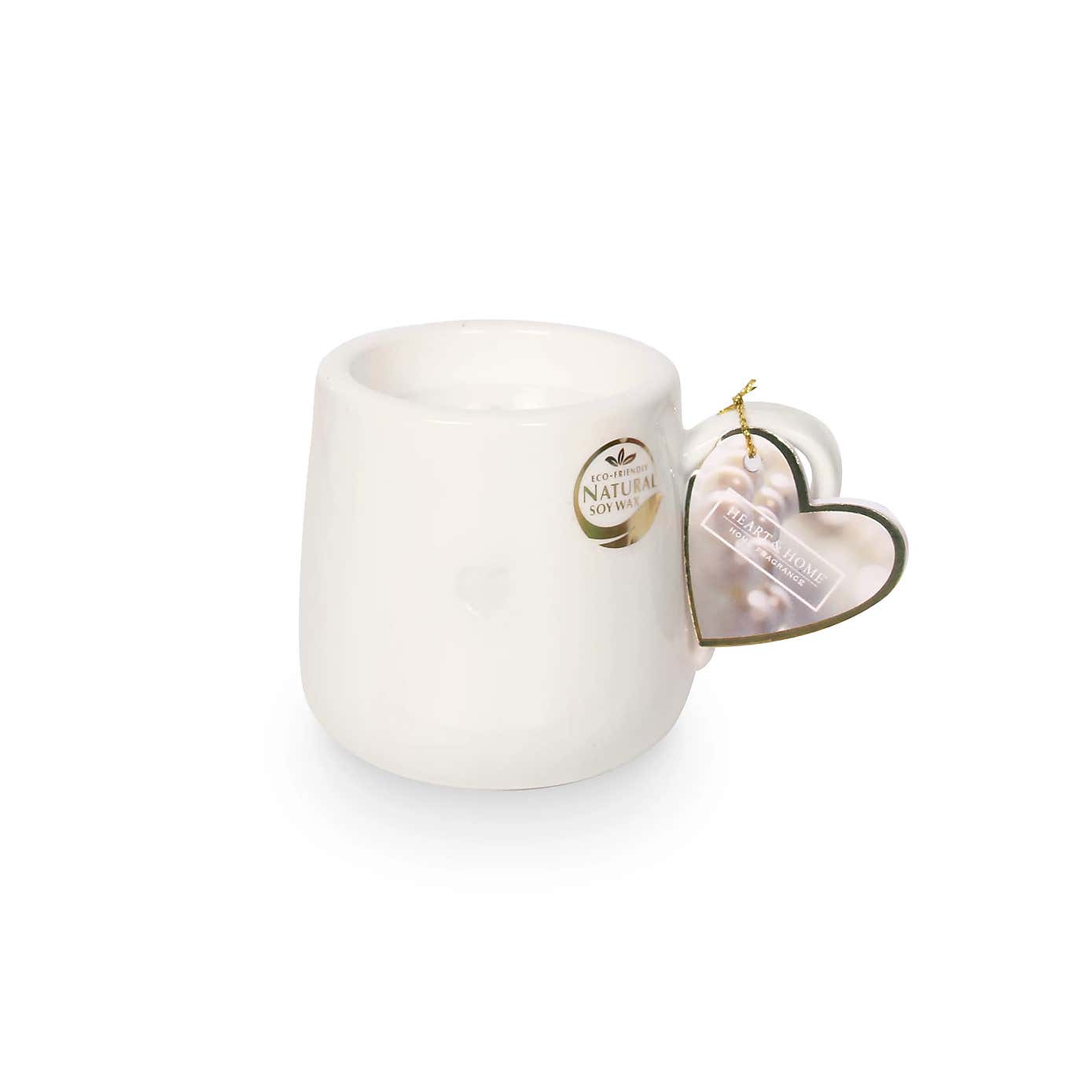 Heart & Home Porcelain Mug Candle