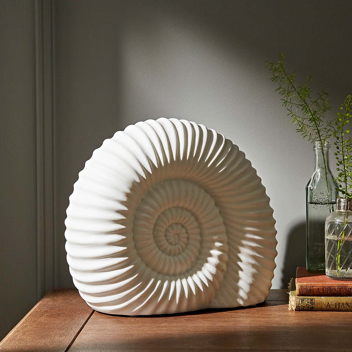 Porcelain Ammonite Lamp