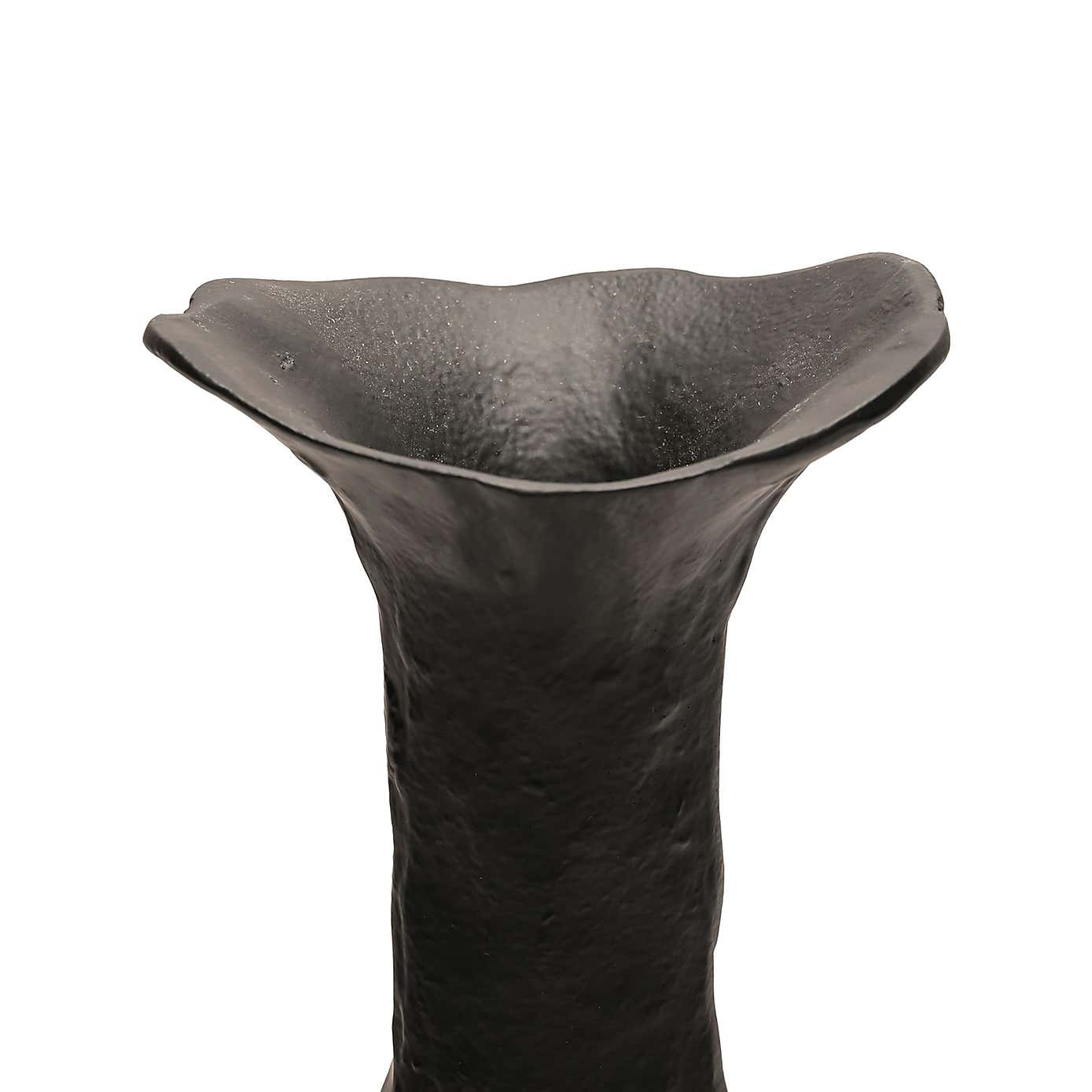 Hestia Aluminium Slim Black Vase