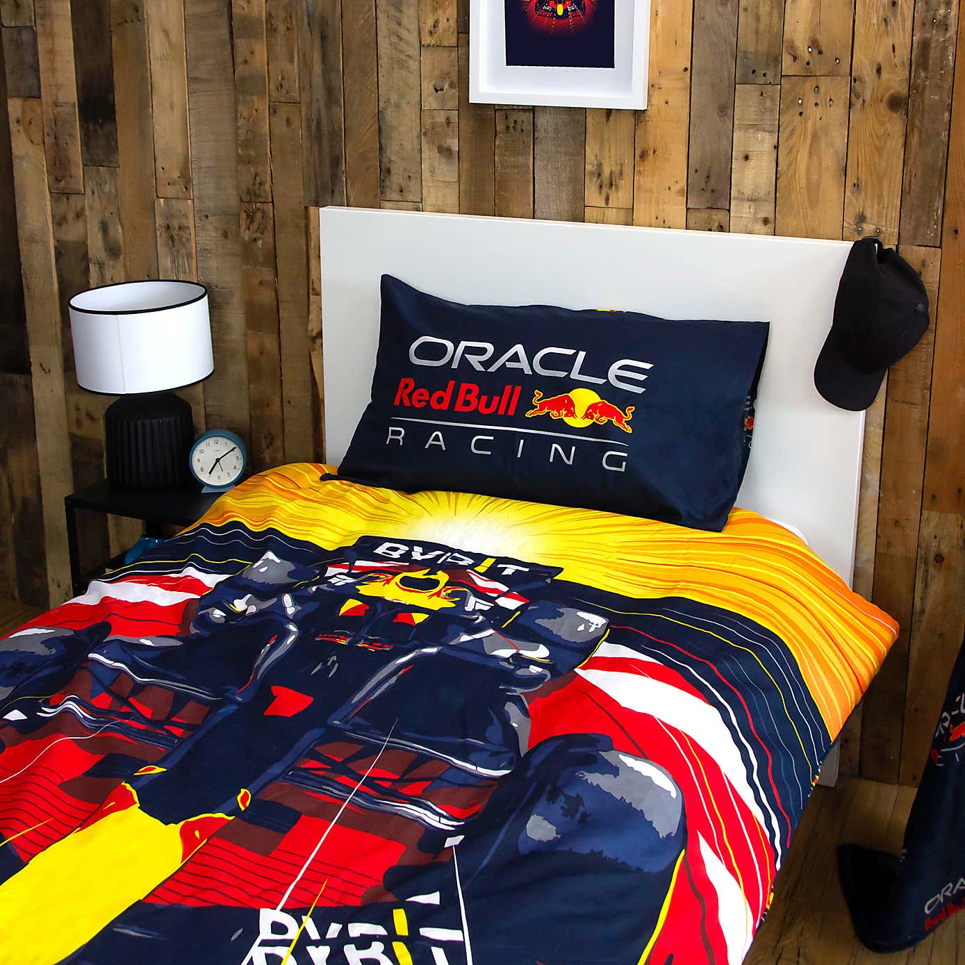 Red Bull Speed Single Duvet Cover and Pillowcase Set