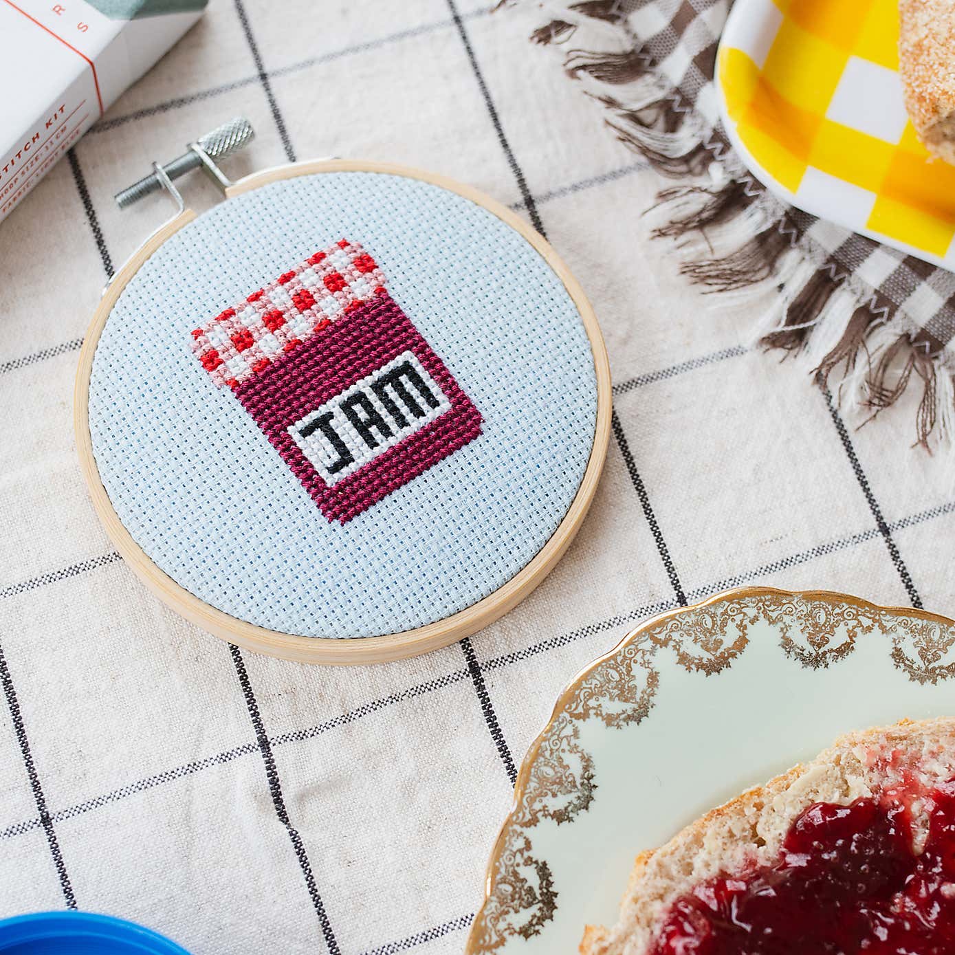 Cotton Clara Jam Cross Stitch Kit