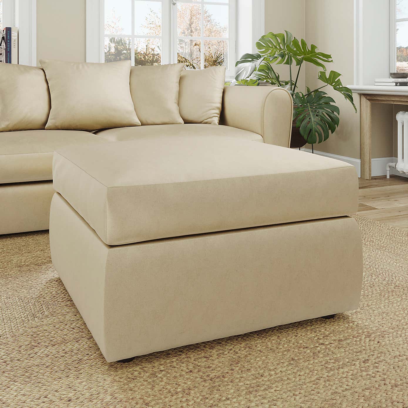 Blake Opulent Velvet Footstool