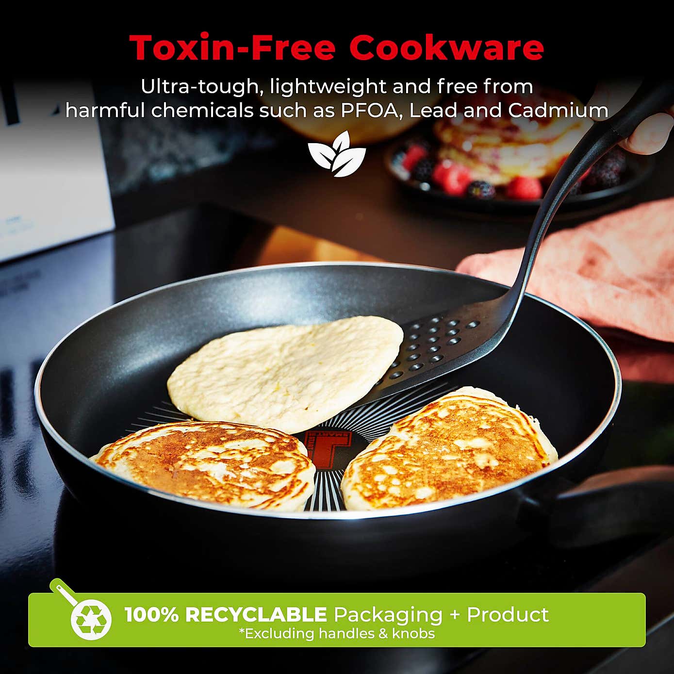 Tower Smart Start Gourmet Non-Stick Aluminium 5 Piece Pan Set