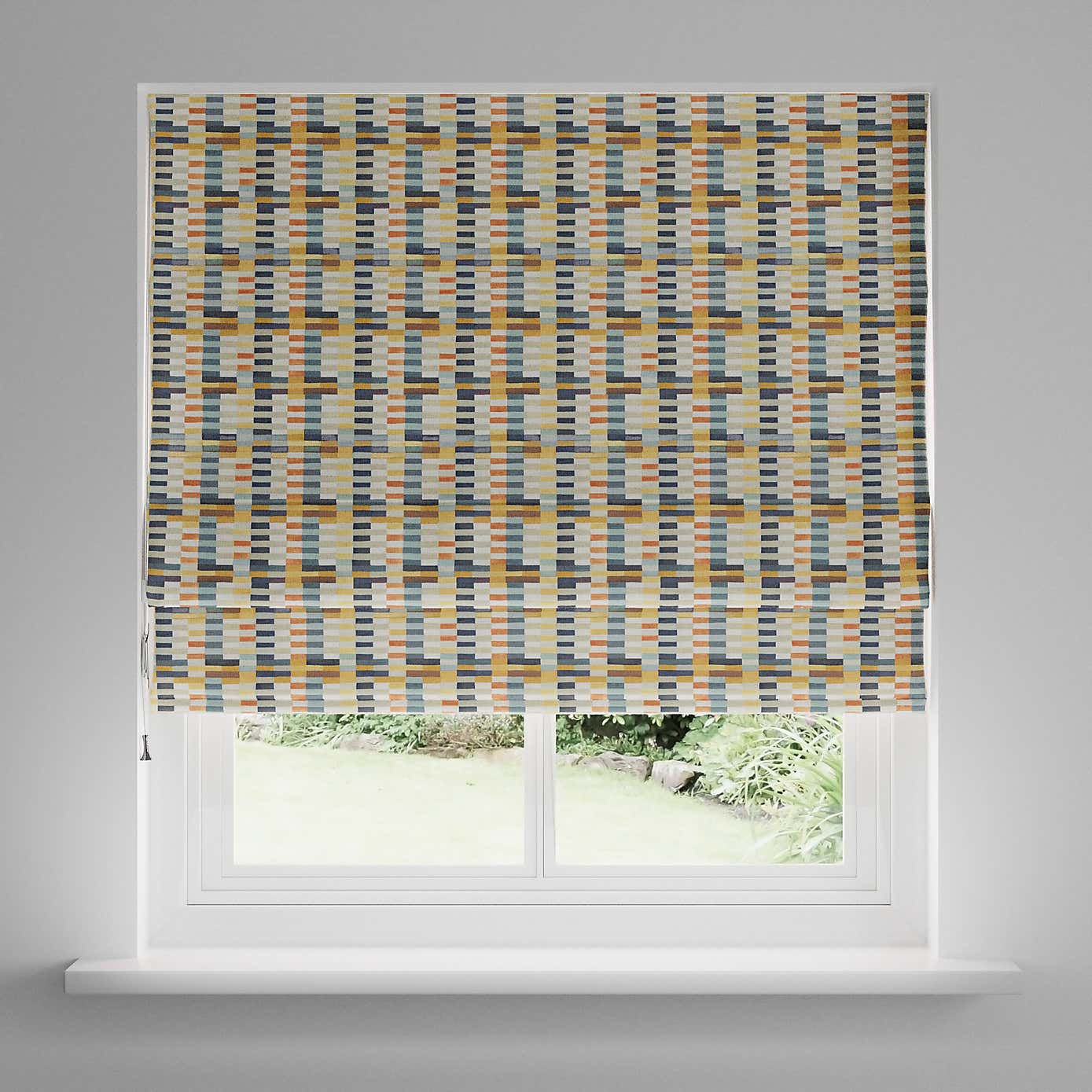 Bryson Multicoloured Blackout Roman Blind