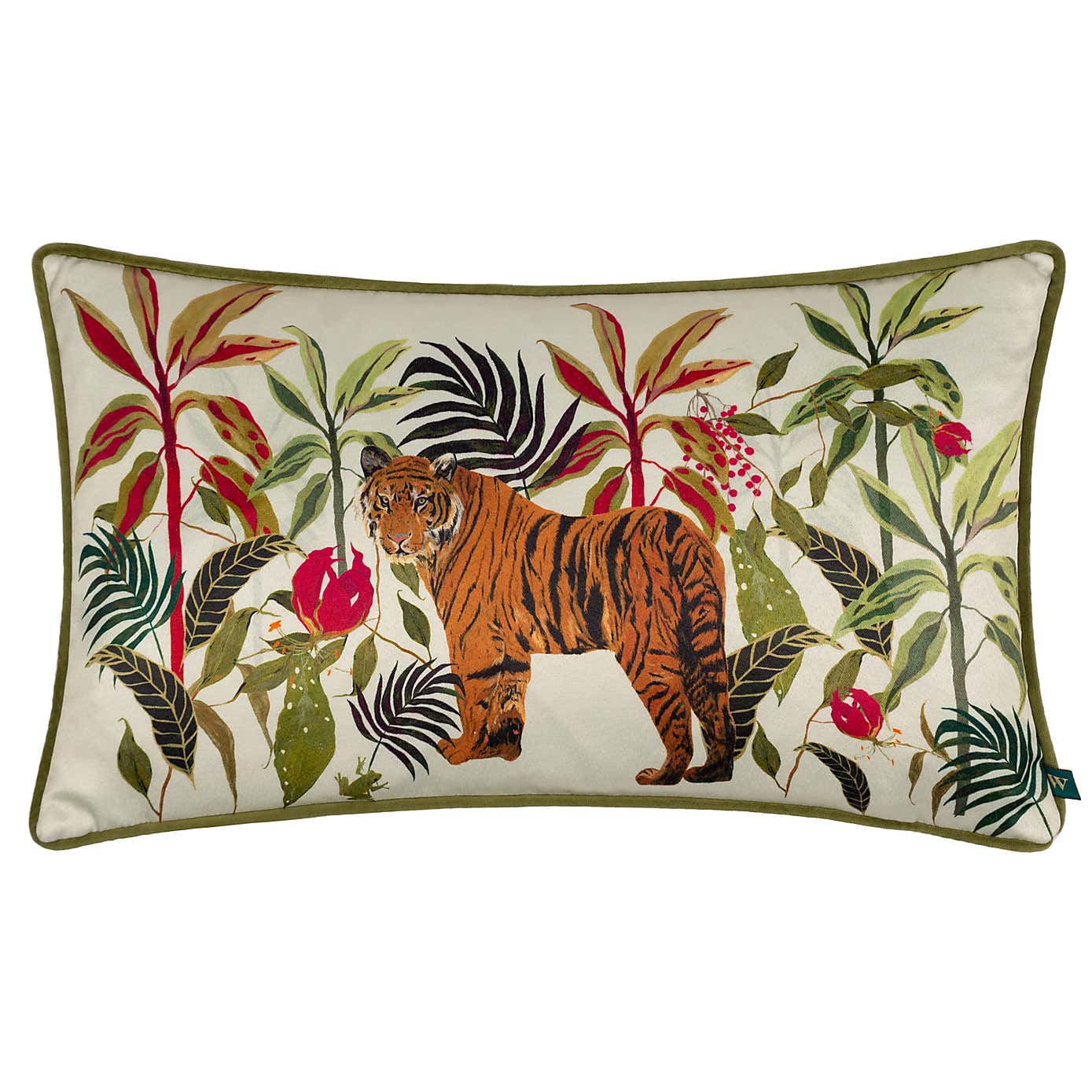 Wylder Kali Jungle Tiger Rectangle Cushion Cover