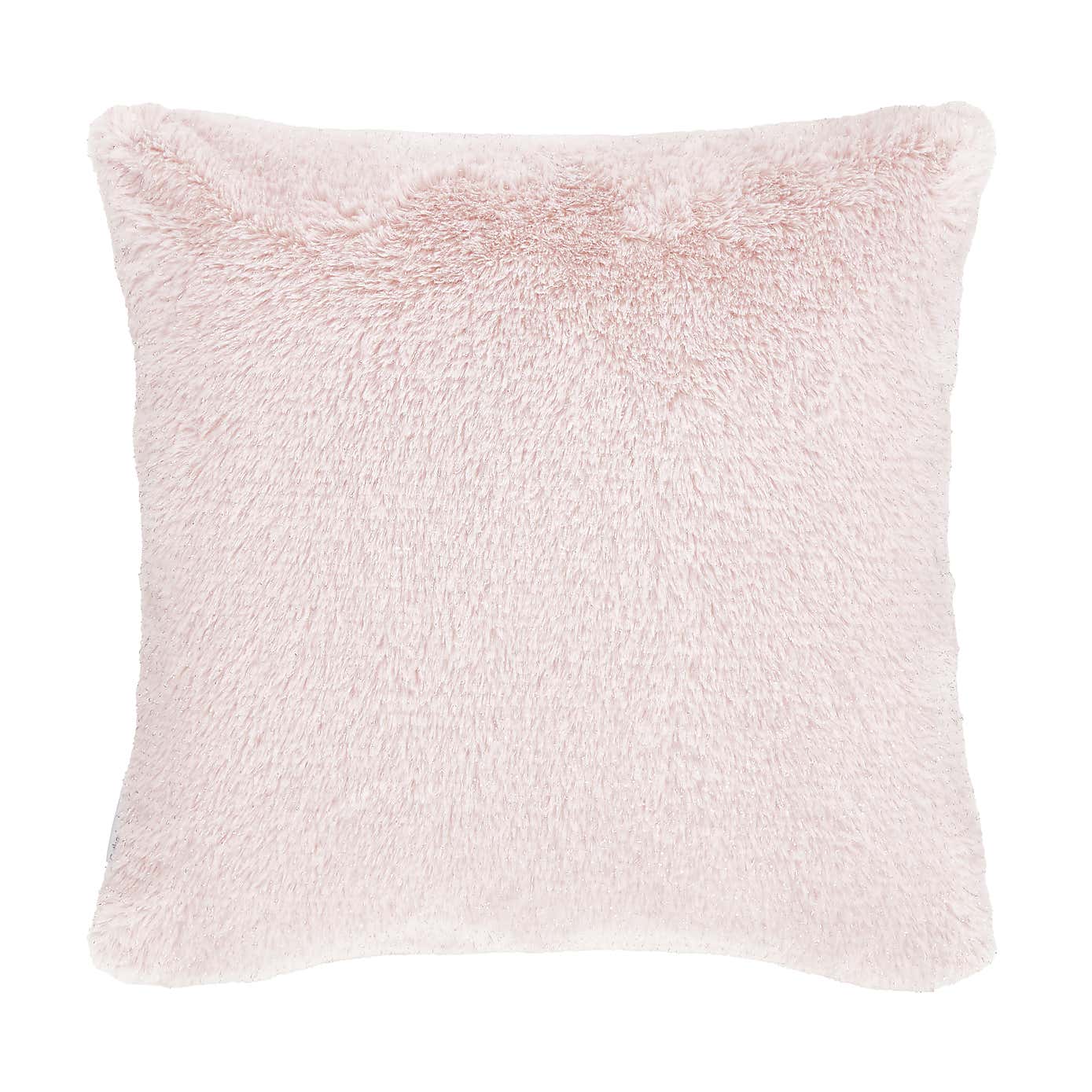 Catherine Lansfield Glamour Fur Square Cushion