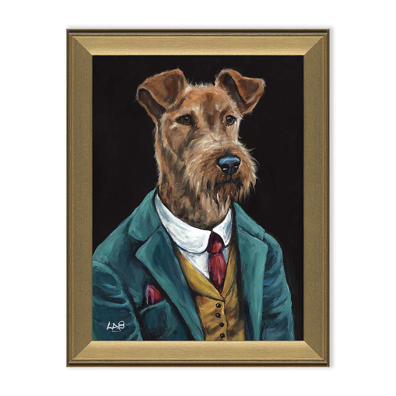 Fleabag the Irish Terrier Framed Print