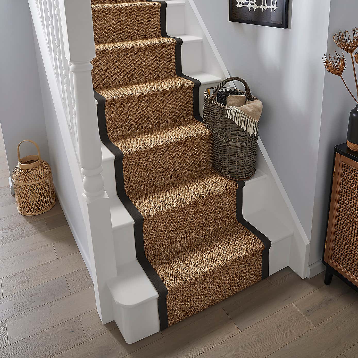 Sisal Border Stair Runner