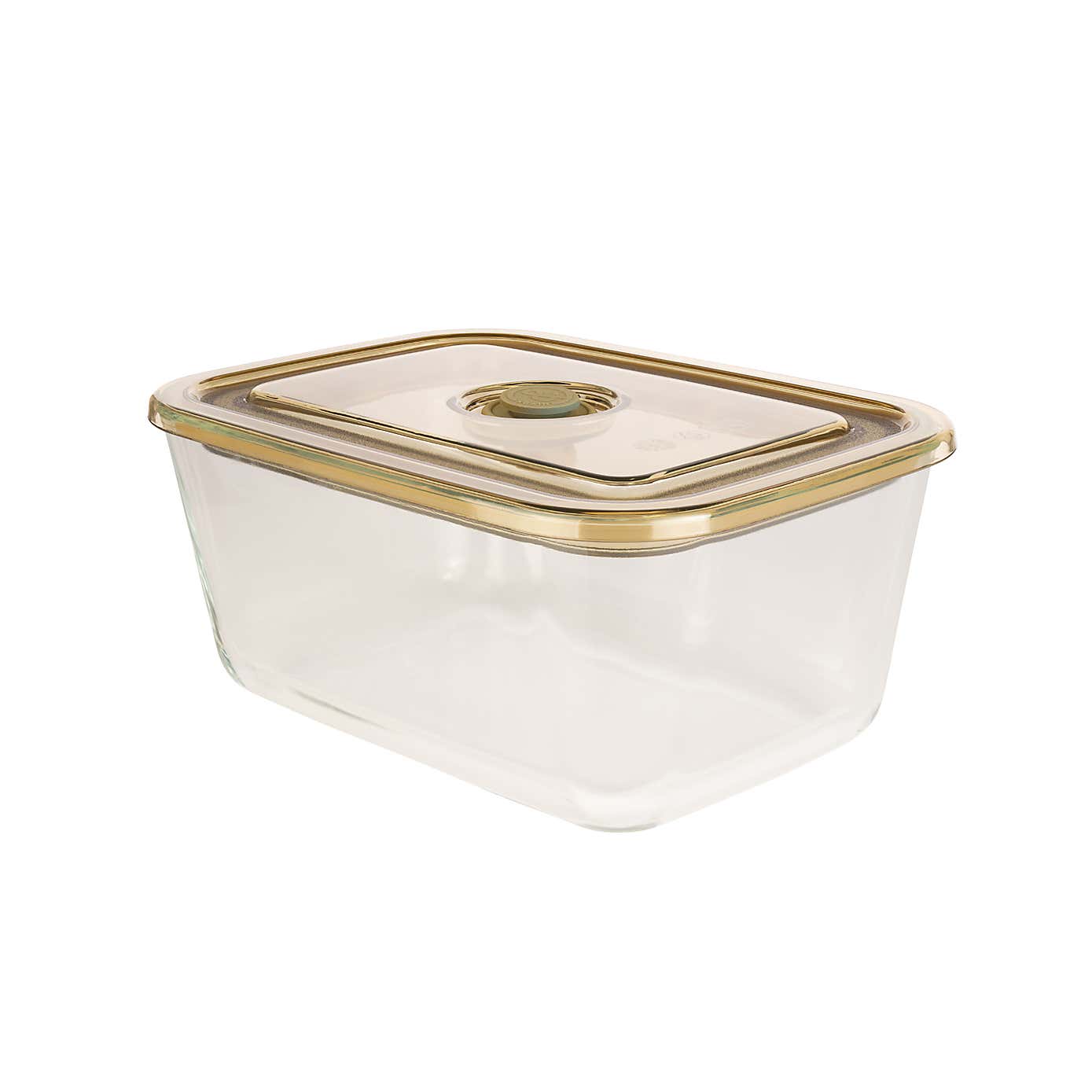 &Again Glass Rectangular Olive Storage Container 1300ml
