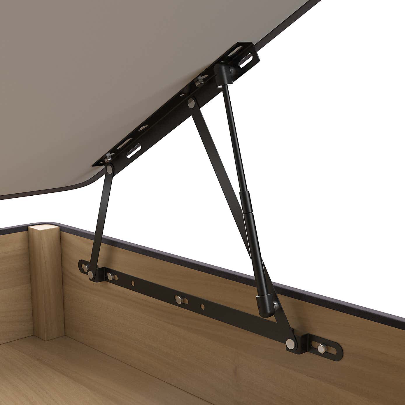 Side Velvet Ottoman Base